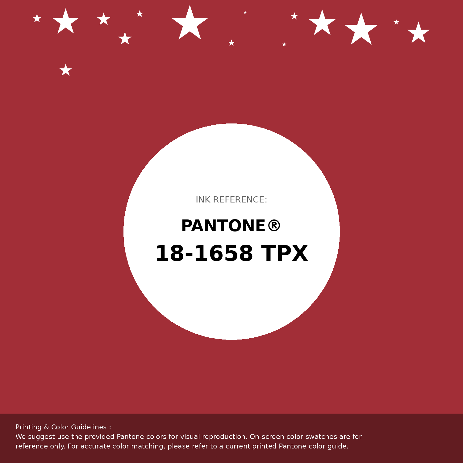 Beautiful Pantone swatch artwork featuring Pantone 18-1658 Tpx Pompeian Red Color | Hex color Code #a22e37. Professional color swatch design perfect for designers and color enthusiasts. #pantone #colorswatch #designresource #a22e37