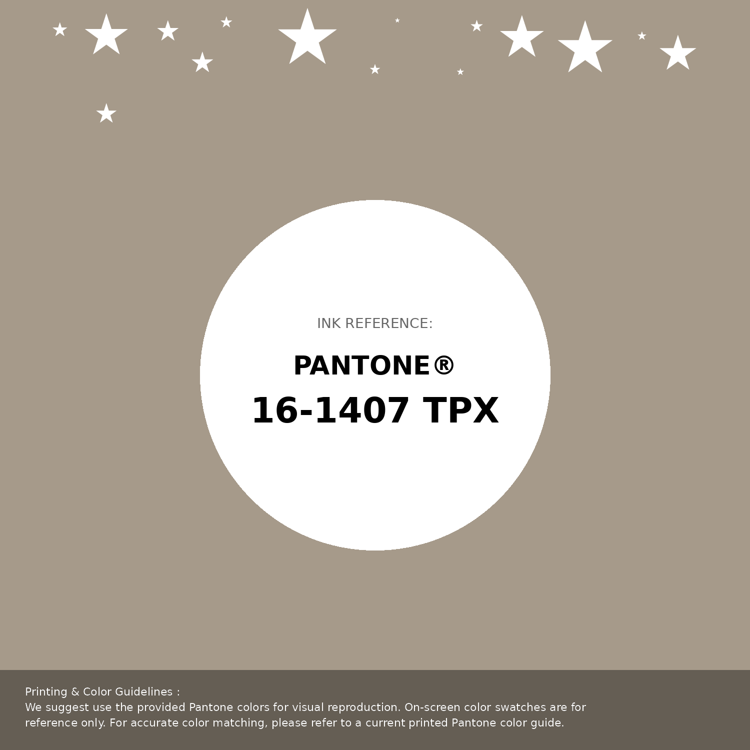 Beautiful Pantone swatch artwork featuring Pantone 16-1407 Tpx Cobblestone Color | Hex color Code #a69a8a. Professional color swatch design perfect for designers and color enthusiasts. #pantone #colorswatch #designresource #a69a8a