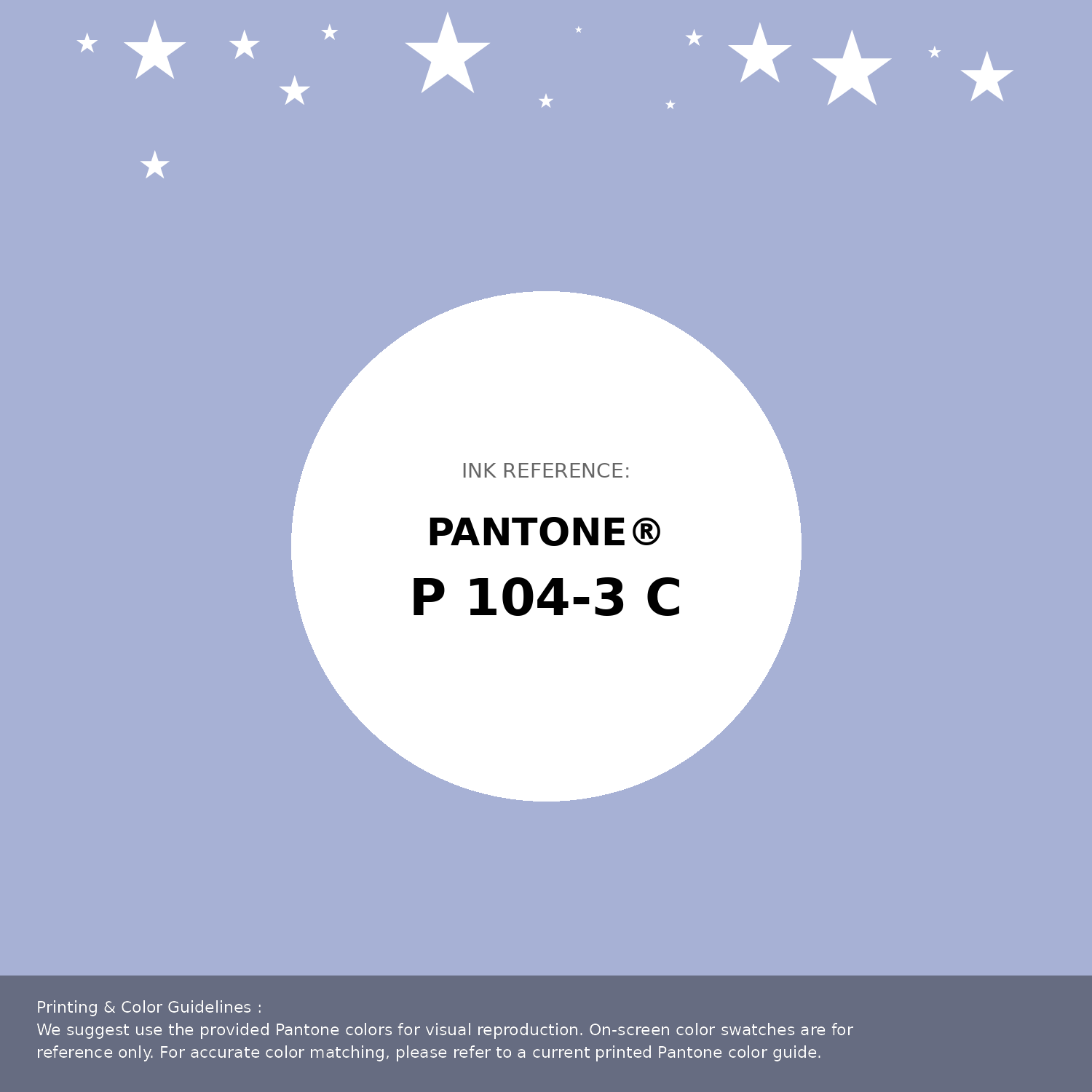 Beautiful Pantone swatch artwork featuring Pantone P 104-3 C Color | Hex color Code #a7b1d5. Professional color swatch design perfect for designers and color enthusiasts. #pantone #colorswatch #designresource #a7b1d5
