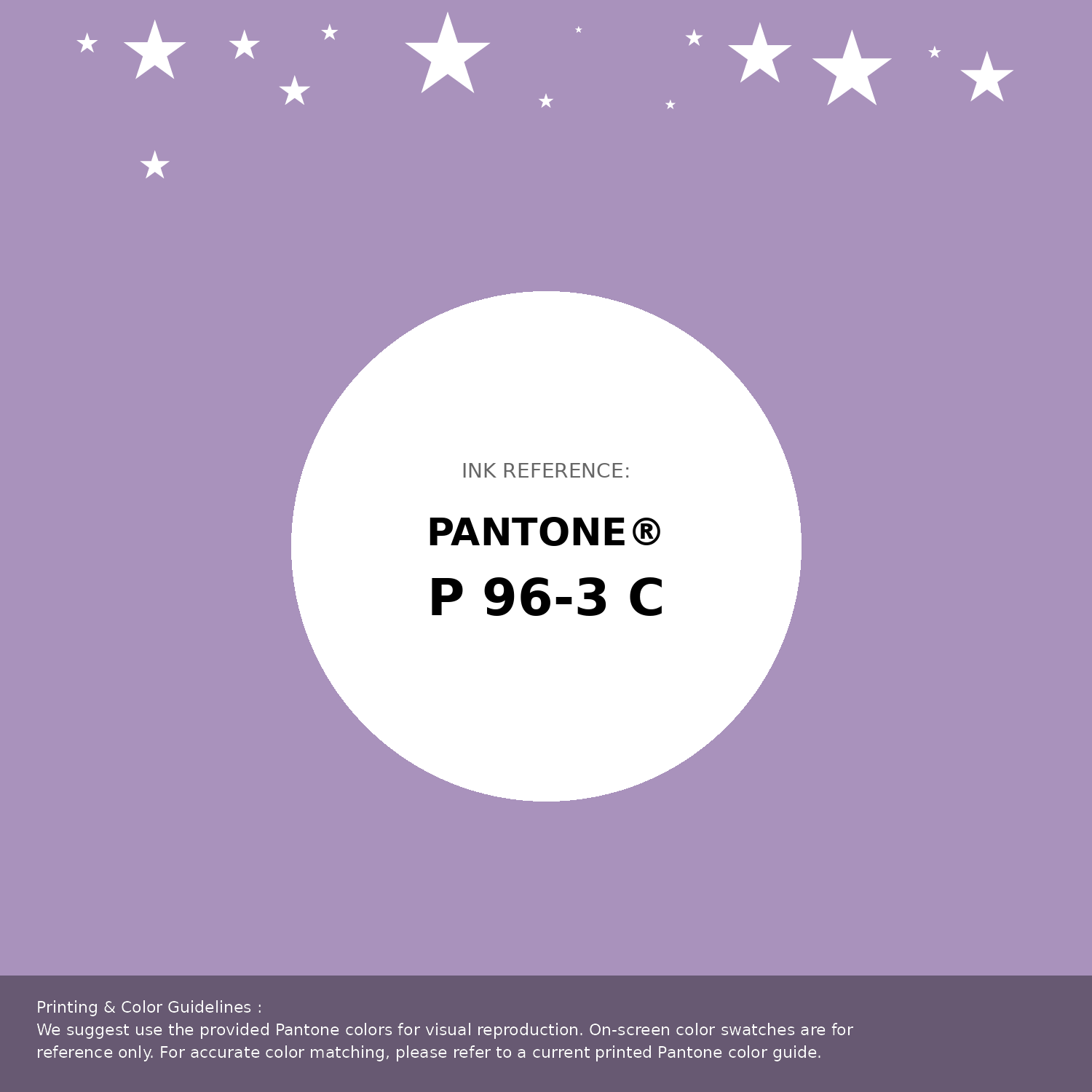 Beautiful Pantone swatch artwork featuring Pantone P 96-3 C Color | Hex color Code #a992bc. Professional color swatch design perfect for designers and color enthusiasts. #pantone #colorswatch #designresource #a992bc