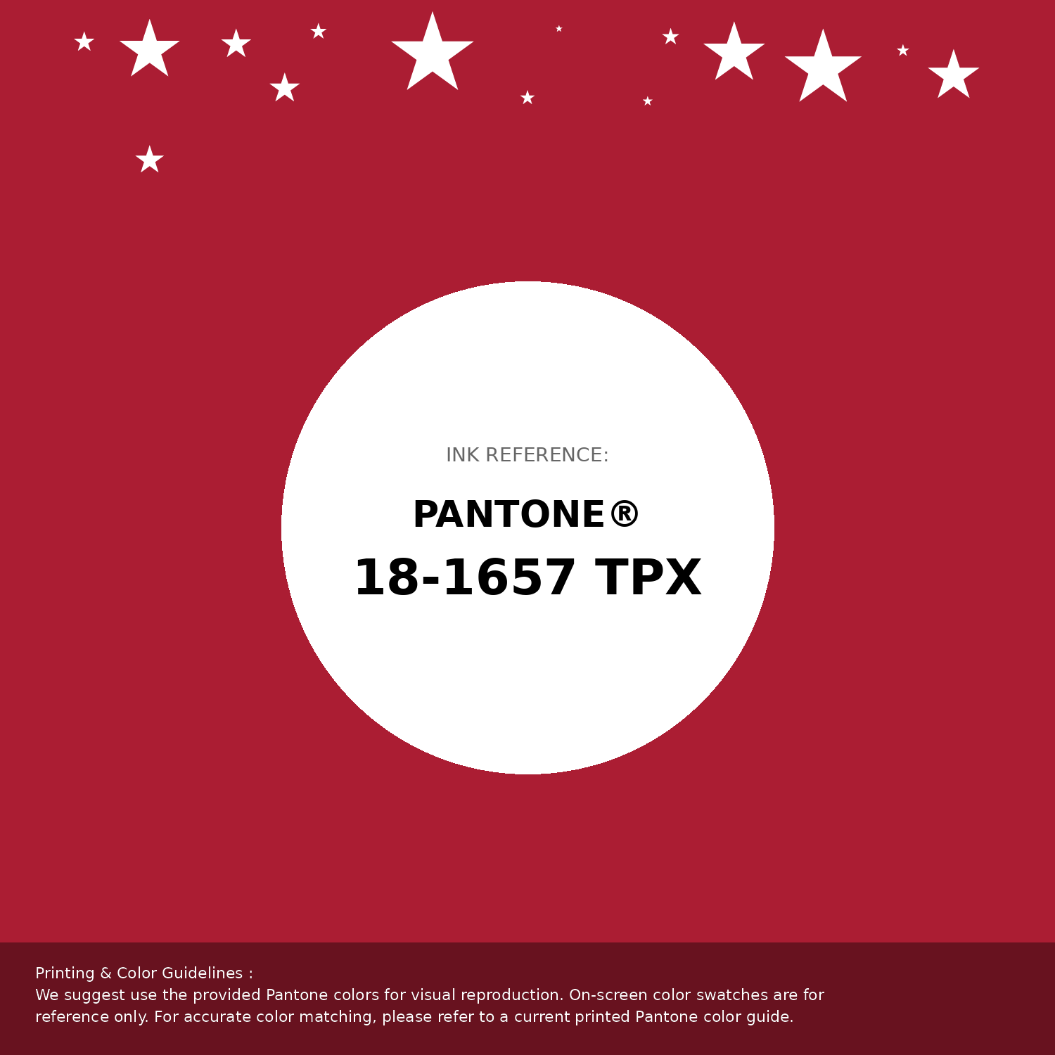 Hex Color #ab1d33 | Printing Match PANTONE 18-1657 TPX | Color