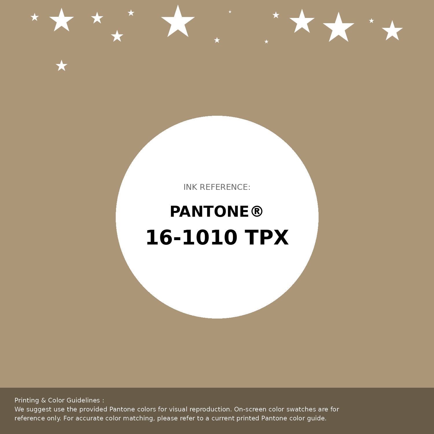 Beautiful Pantone swatch artwork featuring Pantone 16-1010 Tpx Incense Color | Hex color Code #ab9677. Professional color swatch design perfect for designers and color enthusiasts. #pantone #colorswatch #designresource #ab9677
