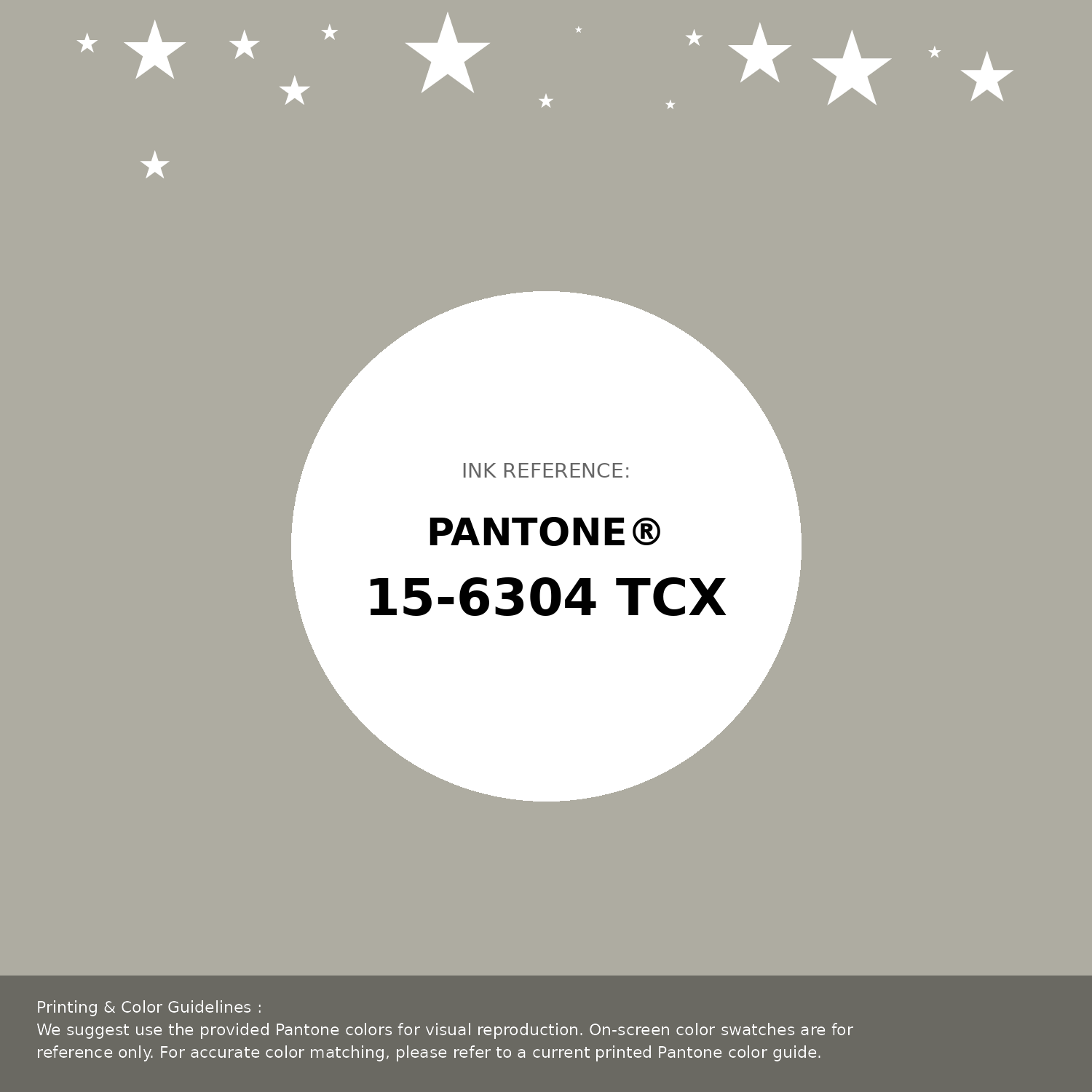 Beautiful Pantone swatch artwork featuring Pantone 15-6304 Tcx Pussywillow Gray Color | Hex color Code #aeaca1. Professional color swatch design perfect for designers and color enthusiasts. #pantone #colorswatch #designresource #aeaca1