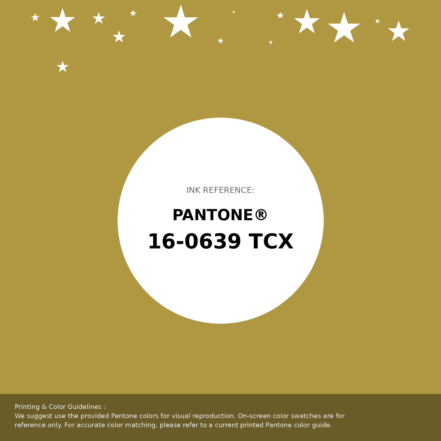 Beautiful Pantone swatch artwork featuring Pantone 16-0639 Tcx Golden Olive Color | Hex color Code #af9841. Professional color swatch design perfect for designers and color enthusiasts. #pantone #colorswatch #designresource #af9841