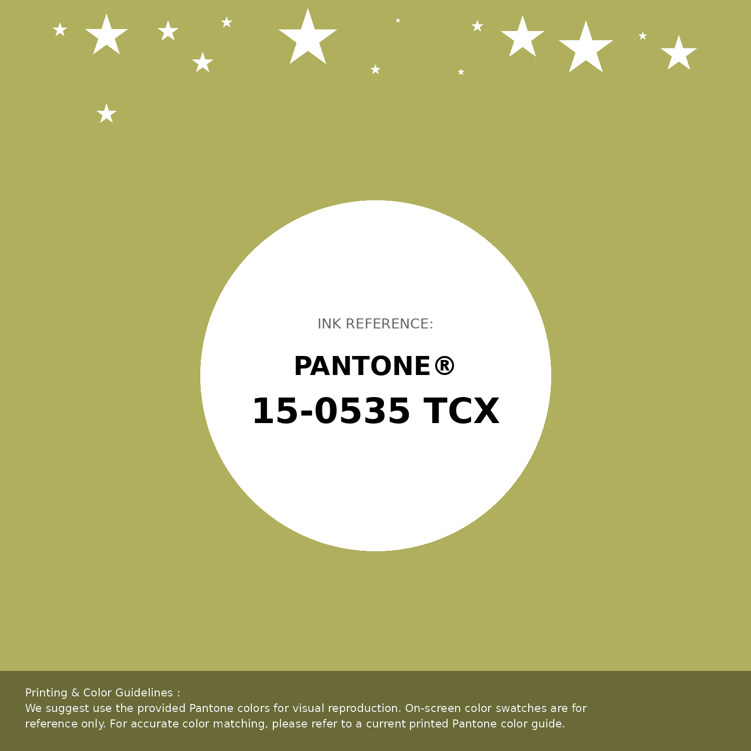 Beautiful Pantone swatch artwork featuring Pantone 15-0535 Tcx Palm Color | Hex color Code #afaf5e. Professional color swatch design perfect for designers and color enthusiasts. #pantone #colorswatch #designresource #afaf5e