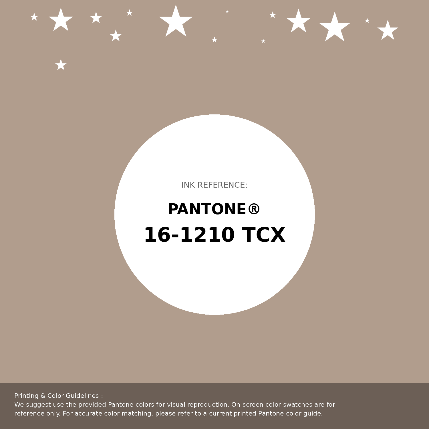 Beautiful Pantone swatch artwork featuring Pantone 16-1210 Tcx Light Taupe Color | Hex color Code #b19d8d. Professional color swatch design perfect for designers and color enthusiasts. #pantone #colorswatch #designresource #b19d8d