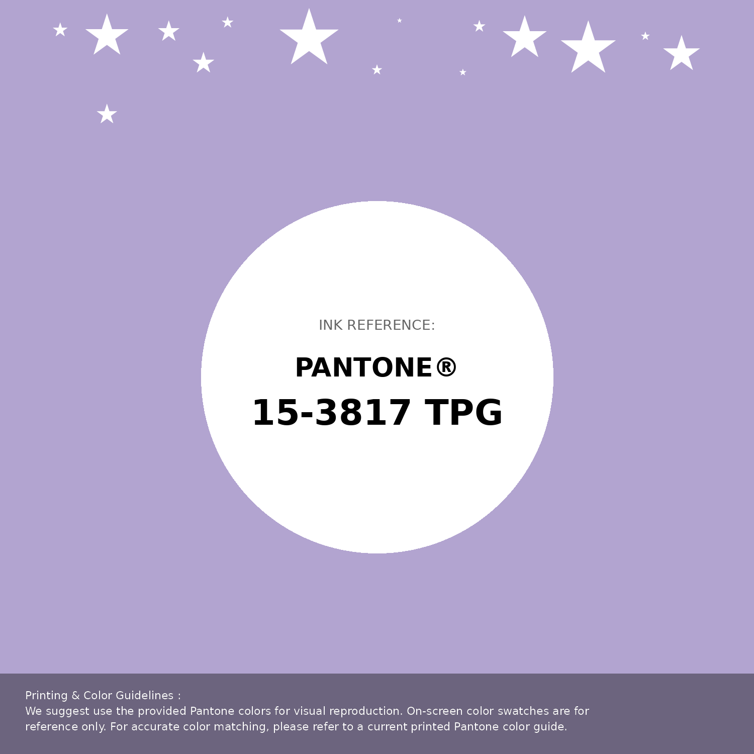 Beautiful Pantone swatch artwork featuring Pantone 15-3817 Tpg Lavender Color | Hex color Code #b2a4d0. Professional color swatch design perfect for designers and color enthusiasts. #pantone #colorswatch #designresource #b2a4d0