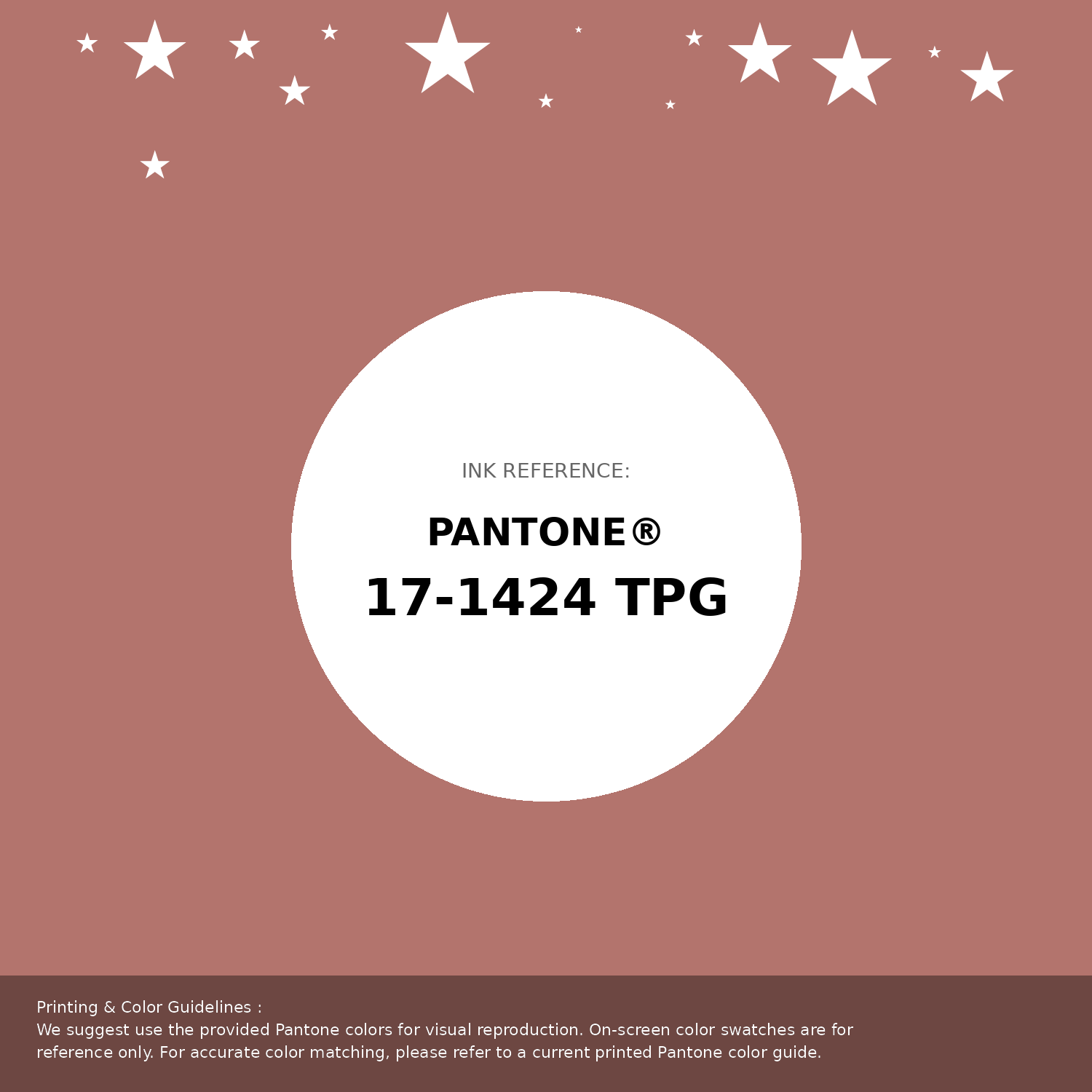 Beautiful Pantone swatch artwork featuring Pantone 17-1424 Tpg Brick Dust Color | Hex color Code #b3746d. Professional color swatch design perfect for designers and color enthusiasts. #pantone #colorswatch #designresource #b3746d