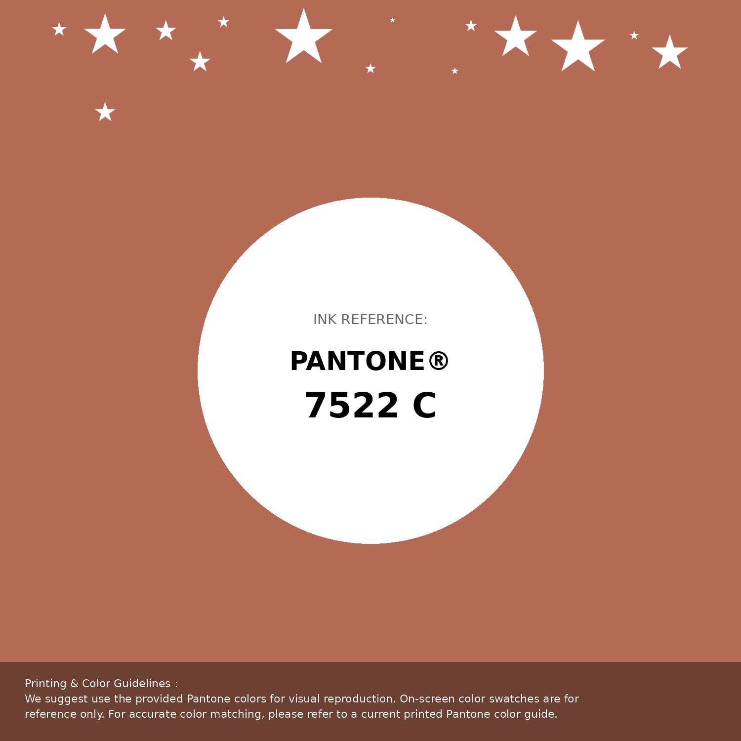 PANTONE カラーガイド PANTONE 7522 C ▷ Complementary color lighter/darker warmer/cooler