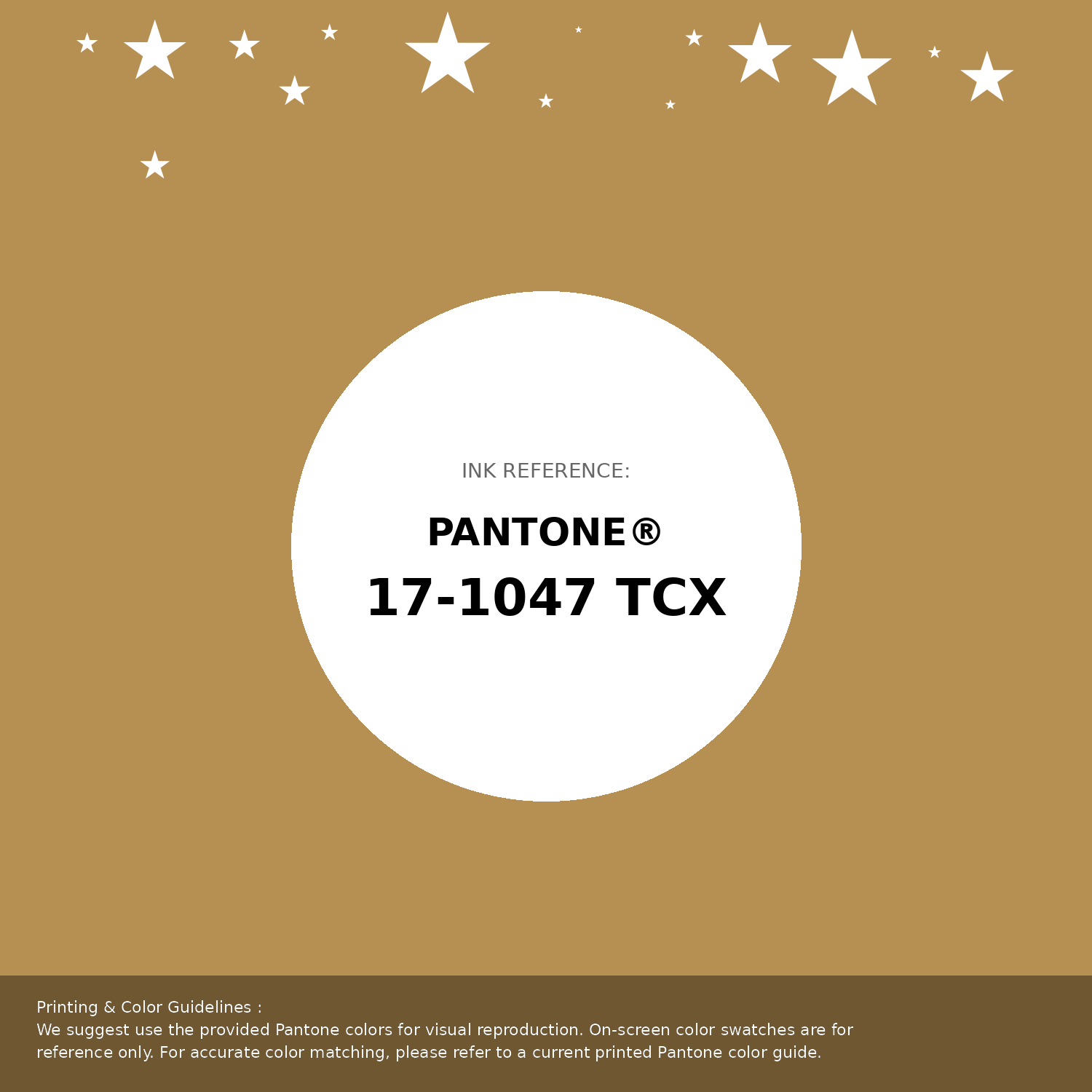 Hex Color #b68f52 | Printing Match PANTONE 17-1047 TCX | Color