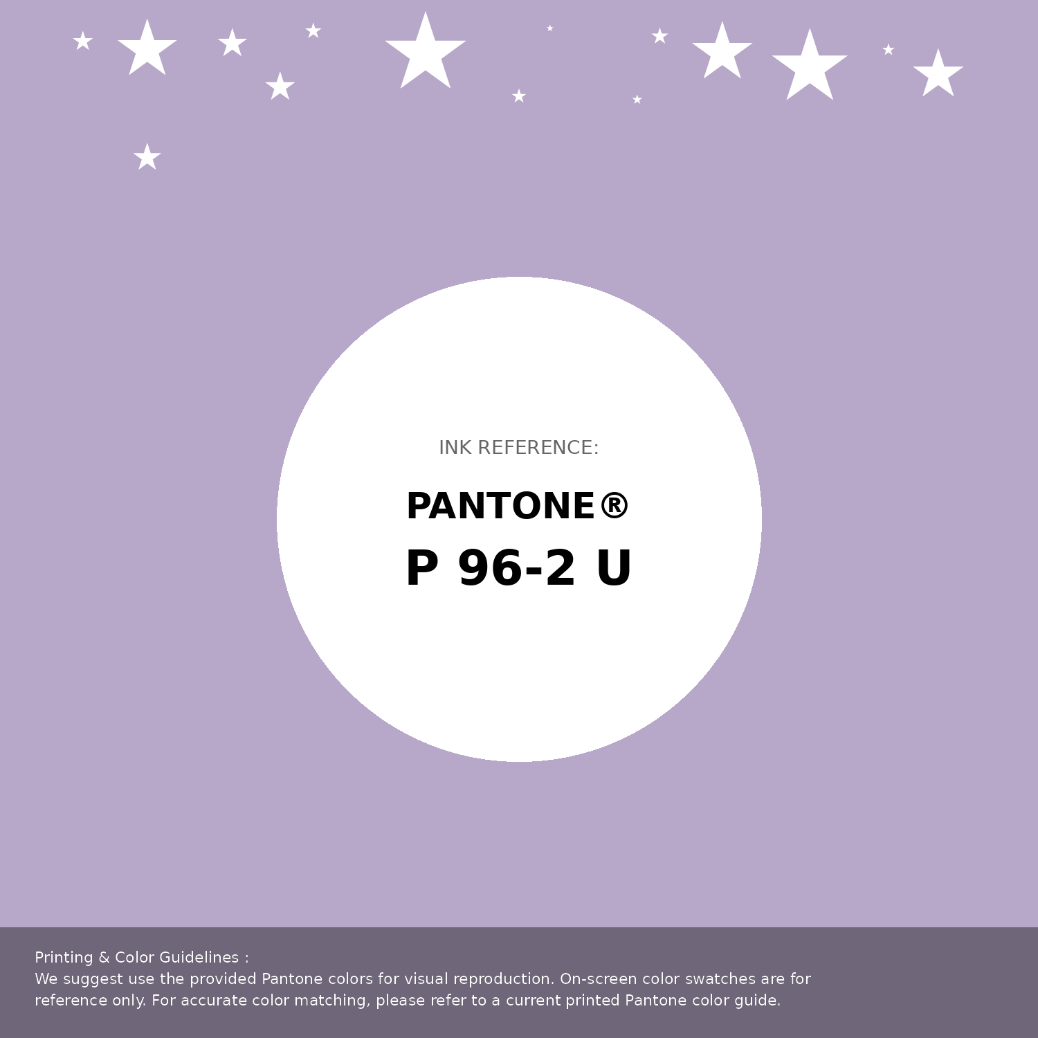 Beautiful Pantone swatch artwork featuring Pantone P 96-2 U Color | Hex color Code #b7a7c8. Professional color swatch design perfect for designers and color enthusiasts. #pantone #colorswatch #designresource #b7a7c8