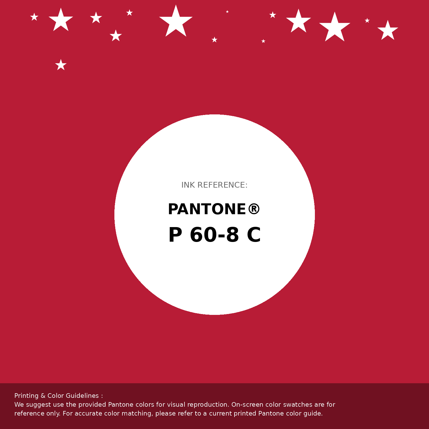 Beautiful Pantone swatch artwork featuring Pantone P 60-8 C Color | Hex color Code #b81c36. Professional color swatch design perfect for designers and color enthusiasts. #pantone #colorswatch #designresource #b81c36