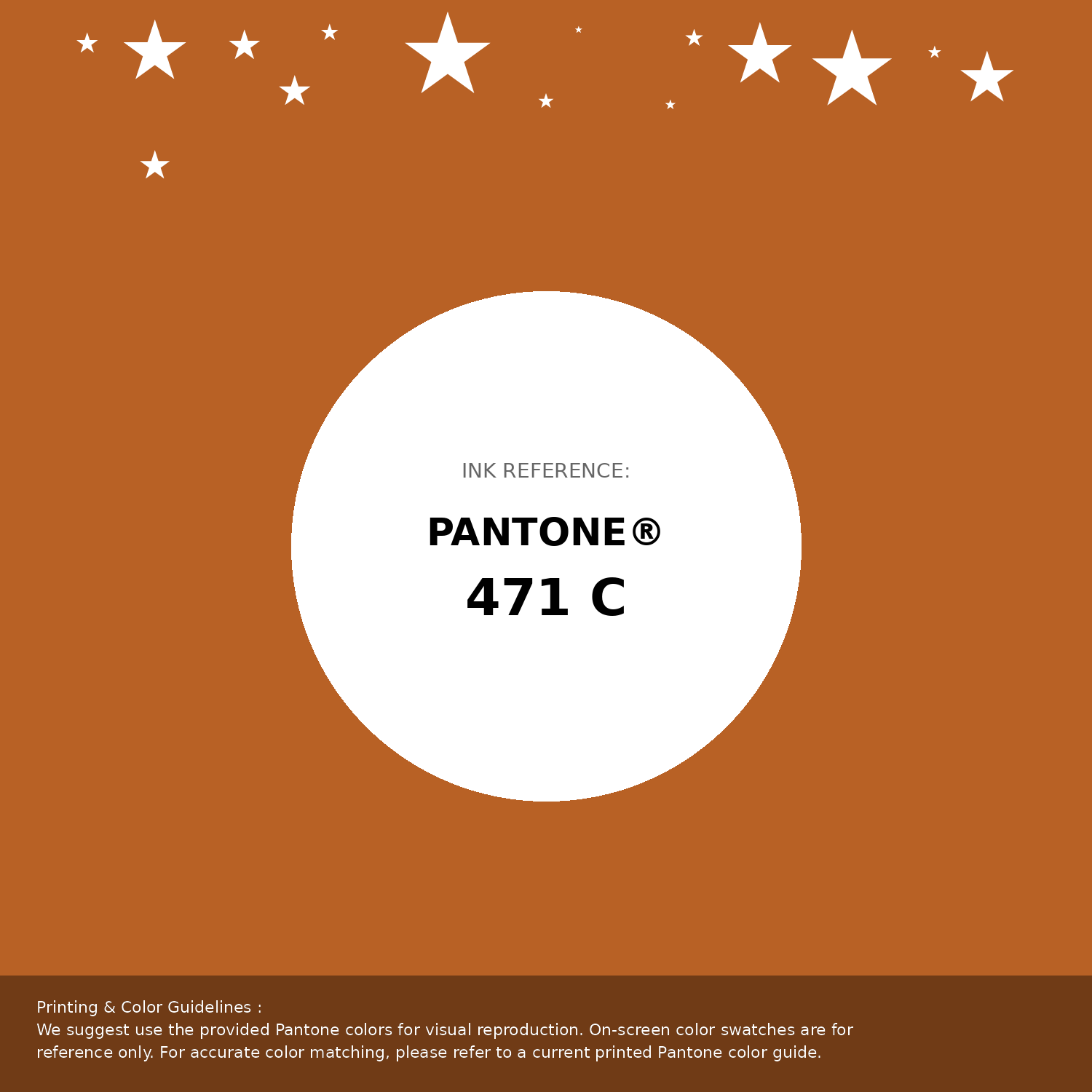 Beautiful Pantone swatch artwork featuring Pantone 471 C Color | Hex color Code #b86125. Professional color swatch design perfect for designers and color enthusiasts. #pantone #colorswatch #designresource #b86125