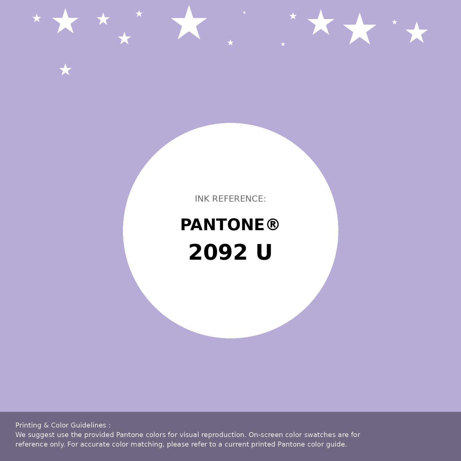 Beautiful Pantone swatch artwork featuring Pantone 2092 U Color | Hex color Code #b8abd8. Professional color swatch design perfect for designers and color enthusiasts. #pantone #colorswatch #designresource #b8abd8