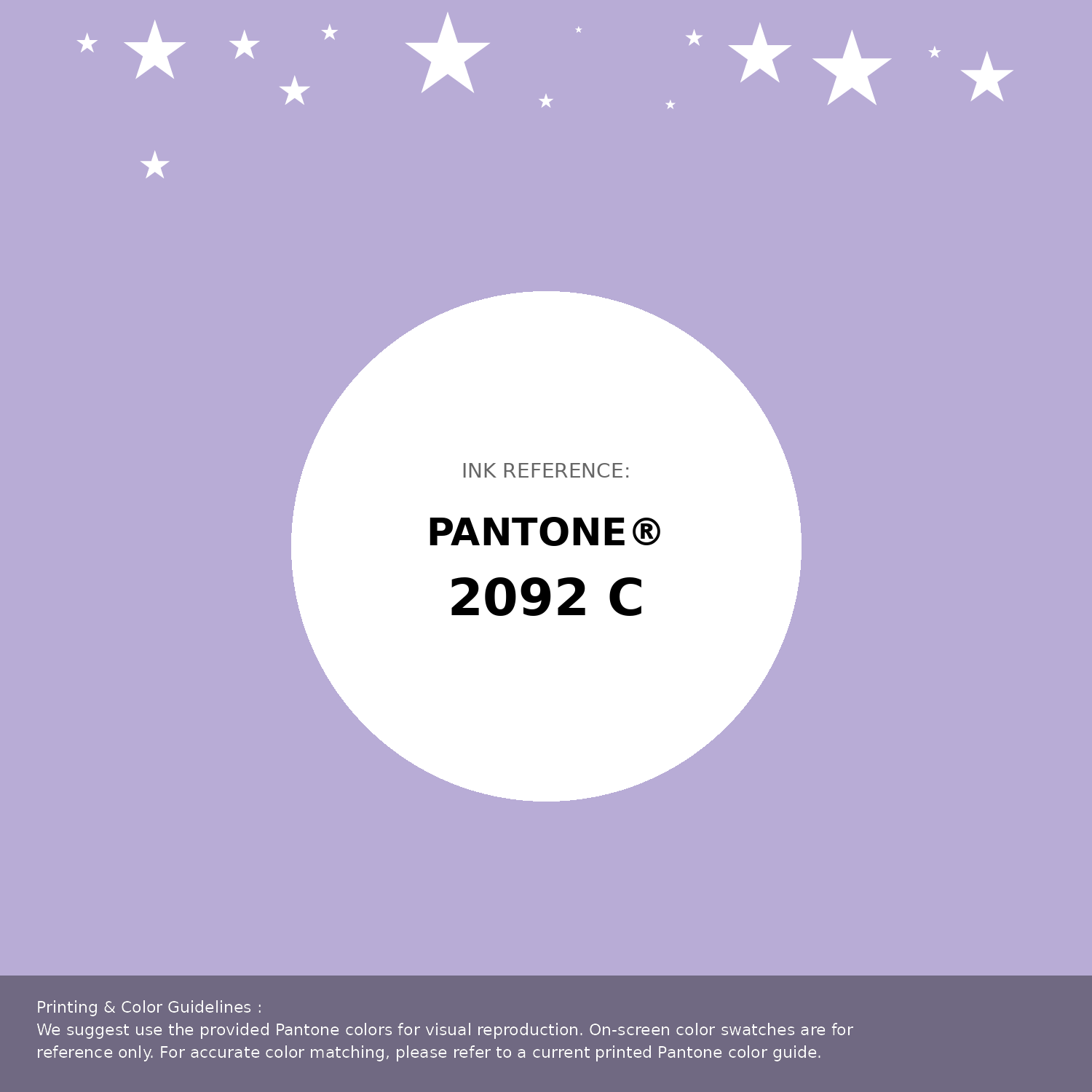 Beautiful Pantone swatch artwork featuring Pantone 2092 C Color | Hex color Code #b8acd6. Professional color swatch design perfect for designers and color enthusiasts. #pantone #colorswatch #designresource #b8acd6