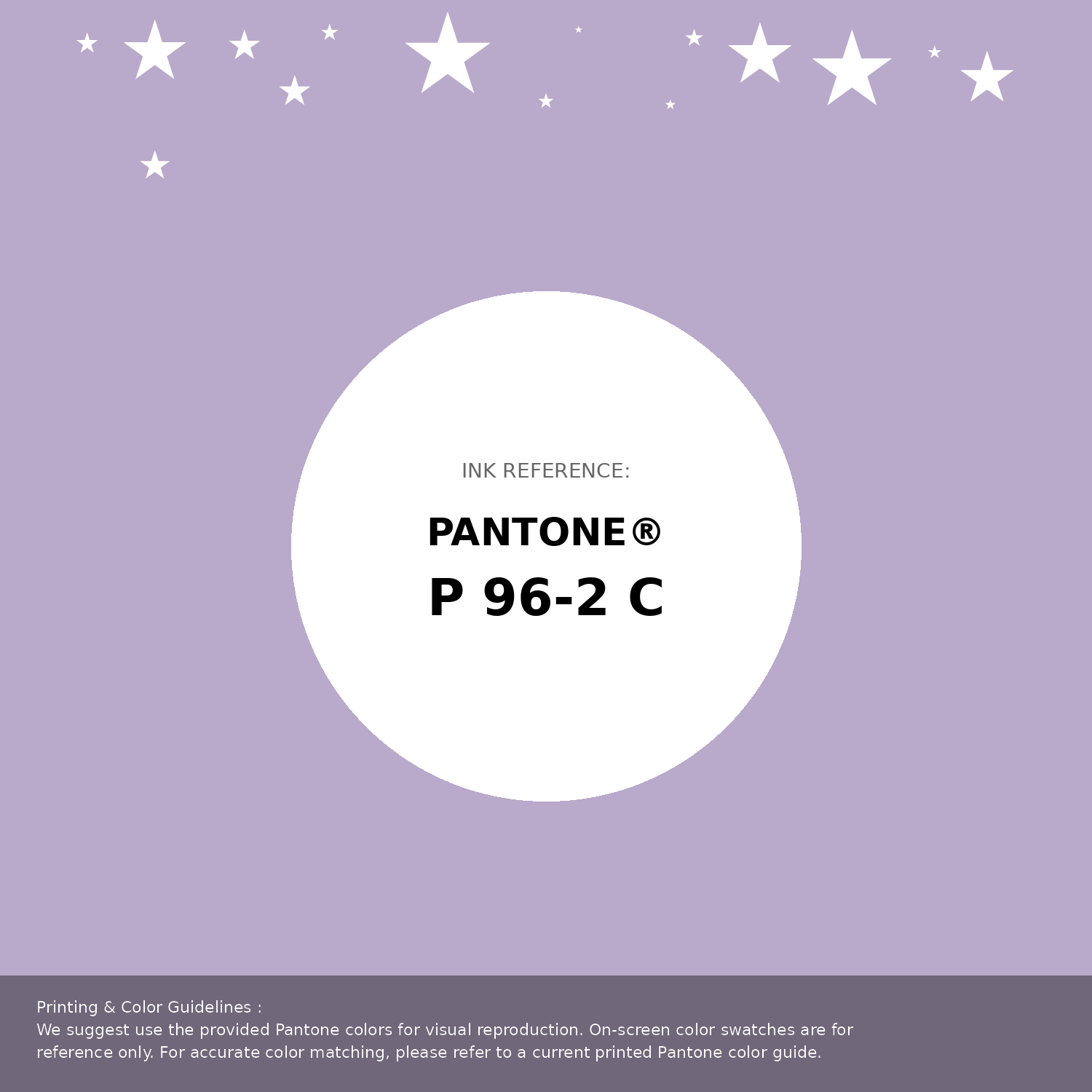 Beautiful Pantone swatch artwork featuring Pantone P 96-2 C Color | Hex color Code #b9a9ca. Professional color swatch design perfect for designers and color enthusiasts. #pantone #colorswatch #designresource #b9a9ca