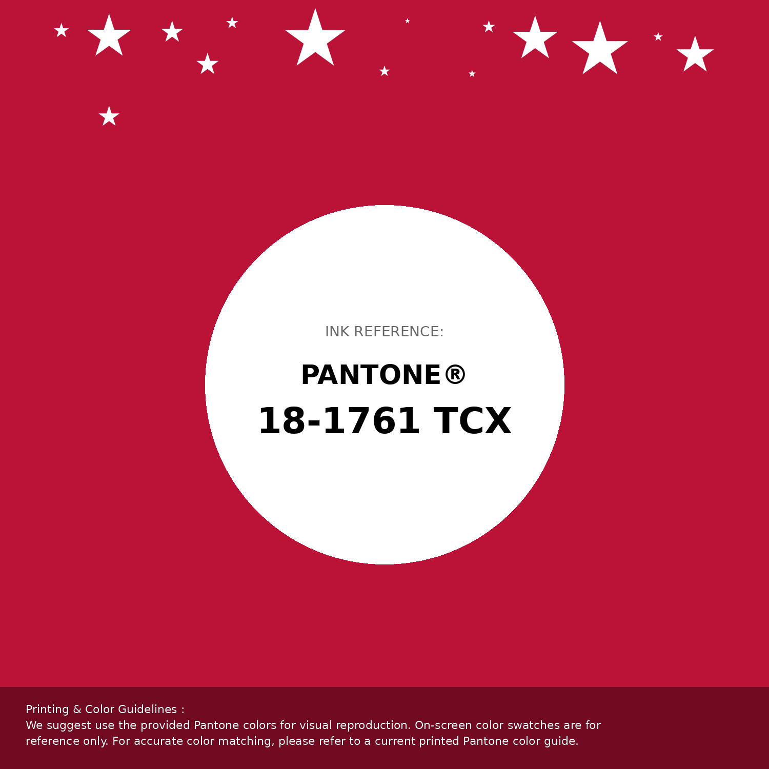 Beautiful Pantone swatch artwork featuring Pantone 18-1761 Tcx Ski Patrol Color | Hex color Code #bb1237. Professional color swatch design perfect for designers and color enthusiasts. #pantone #colorswatch #designresource #bb1237