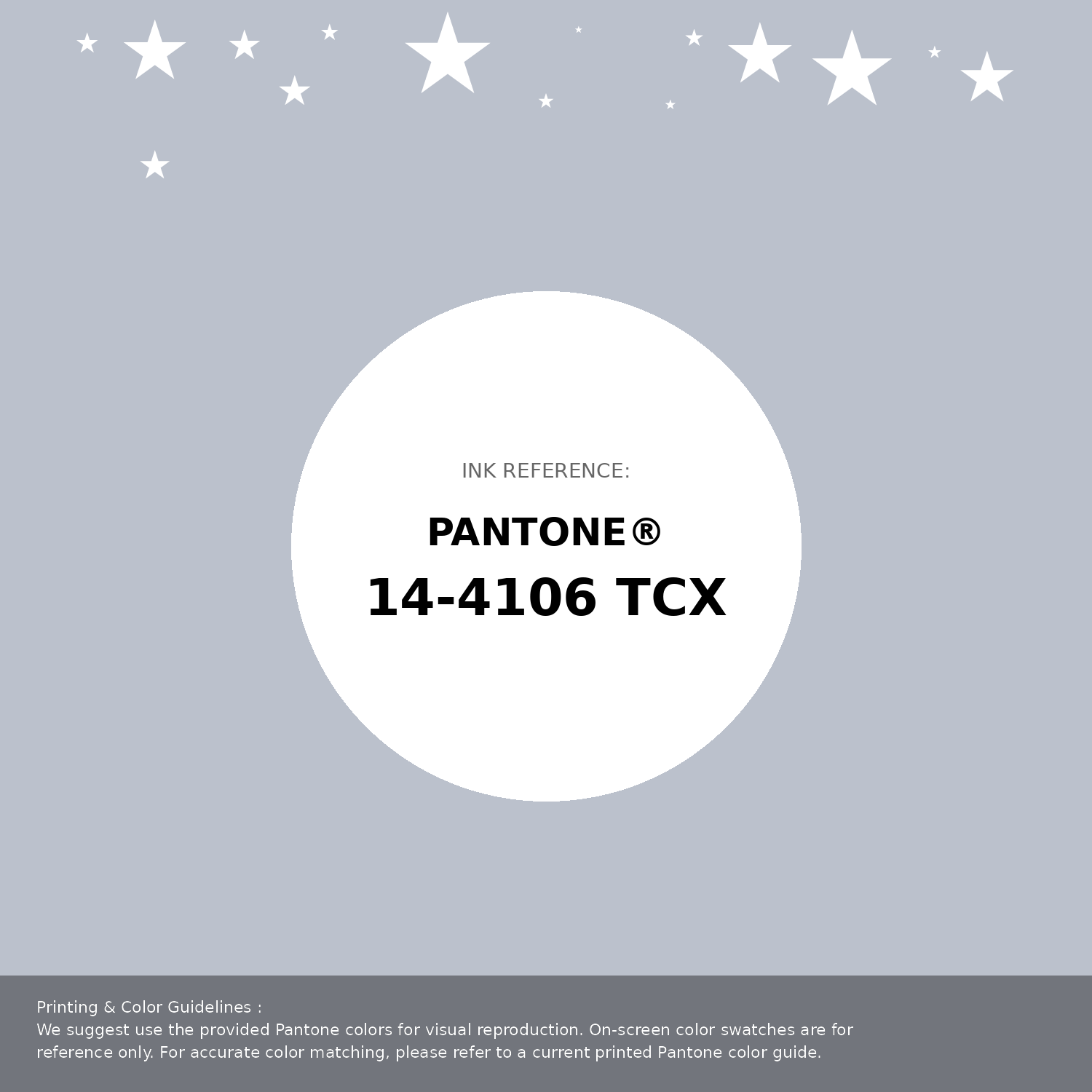 Beautiful Pantone swatch artwork featuring Pantone 14-4106 Tcx Gray Dawn Color | Hex color Code #bbc1cc. Professional color swatch design perfect for designers and color enthusiasts. #pantone #colorswatch #designresource #bbc1cc