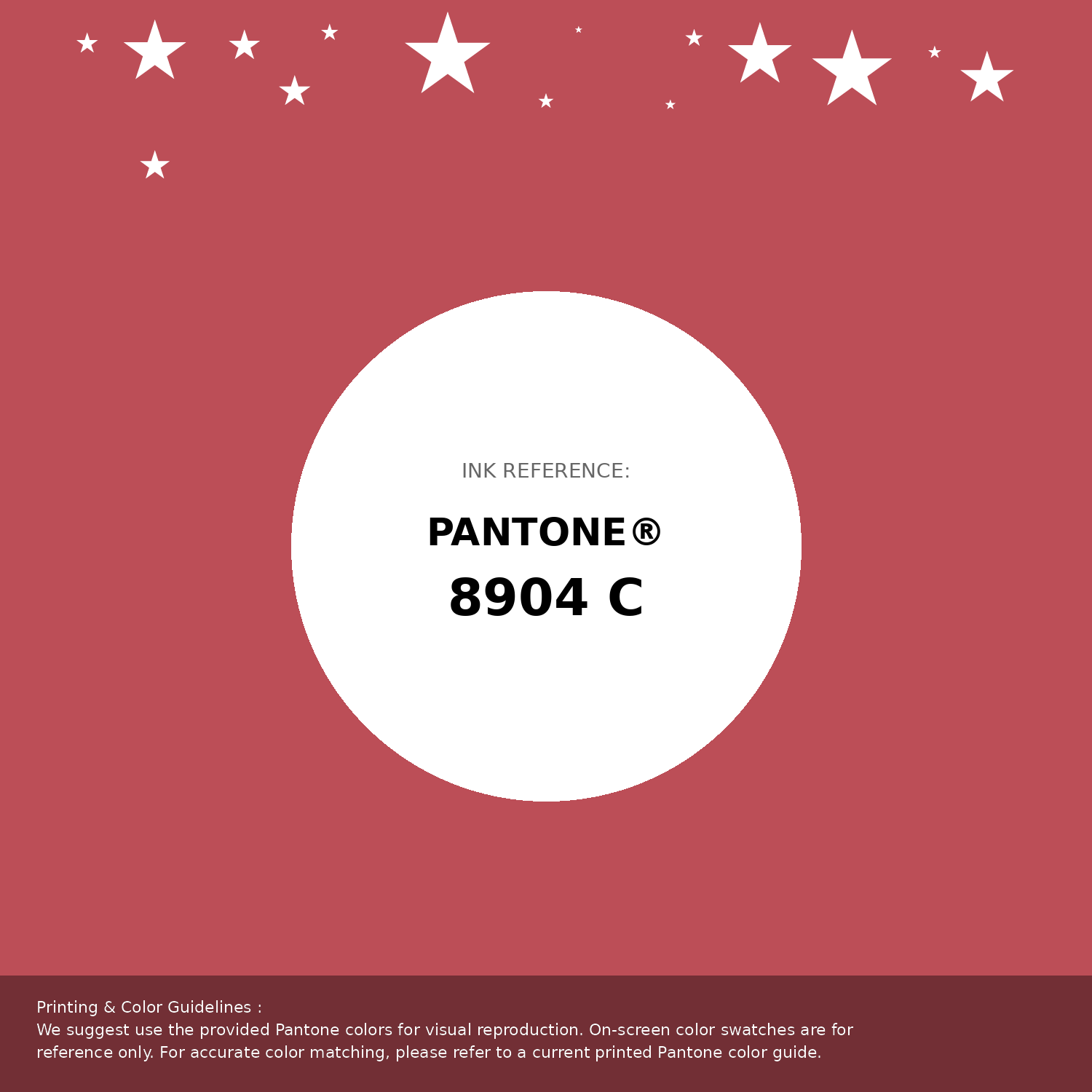 Beautiful Pantone swatch artwork featuring Pantone 8904 C Color | Hex color Code #bc4e57. Professional color swatch design perfect for designers and color enthusiasts. #pantone #colorswatch #designresource #bc4e57