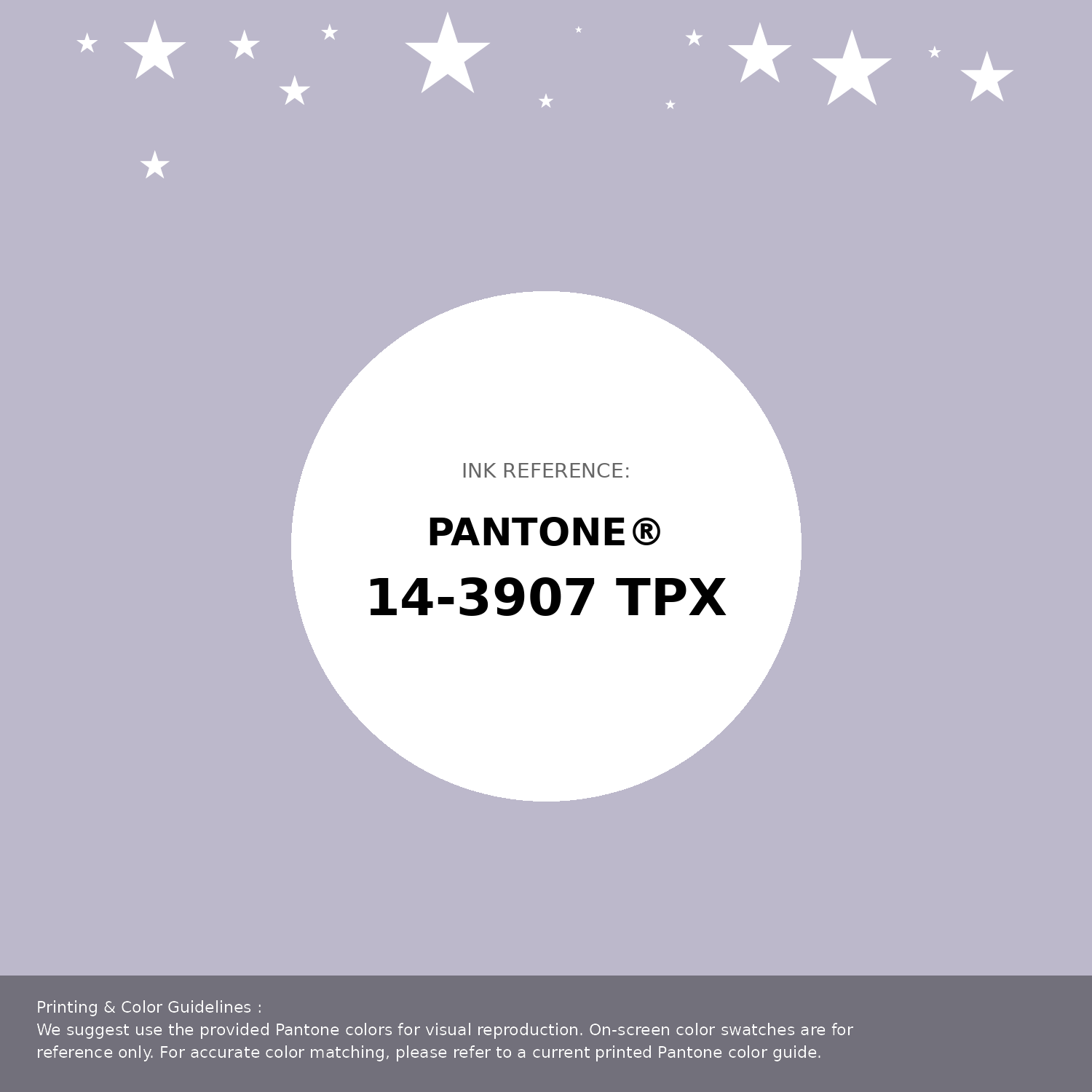 Beautiful Pantone swatch artwork featuring Pantone 14-3907 Tpx Thistle Color | Hex color Code #bcb8cb. Professional color swatch design perfect for designers and color enthusiasts. #pantone #colorswatch #designresource #bcb8cb