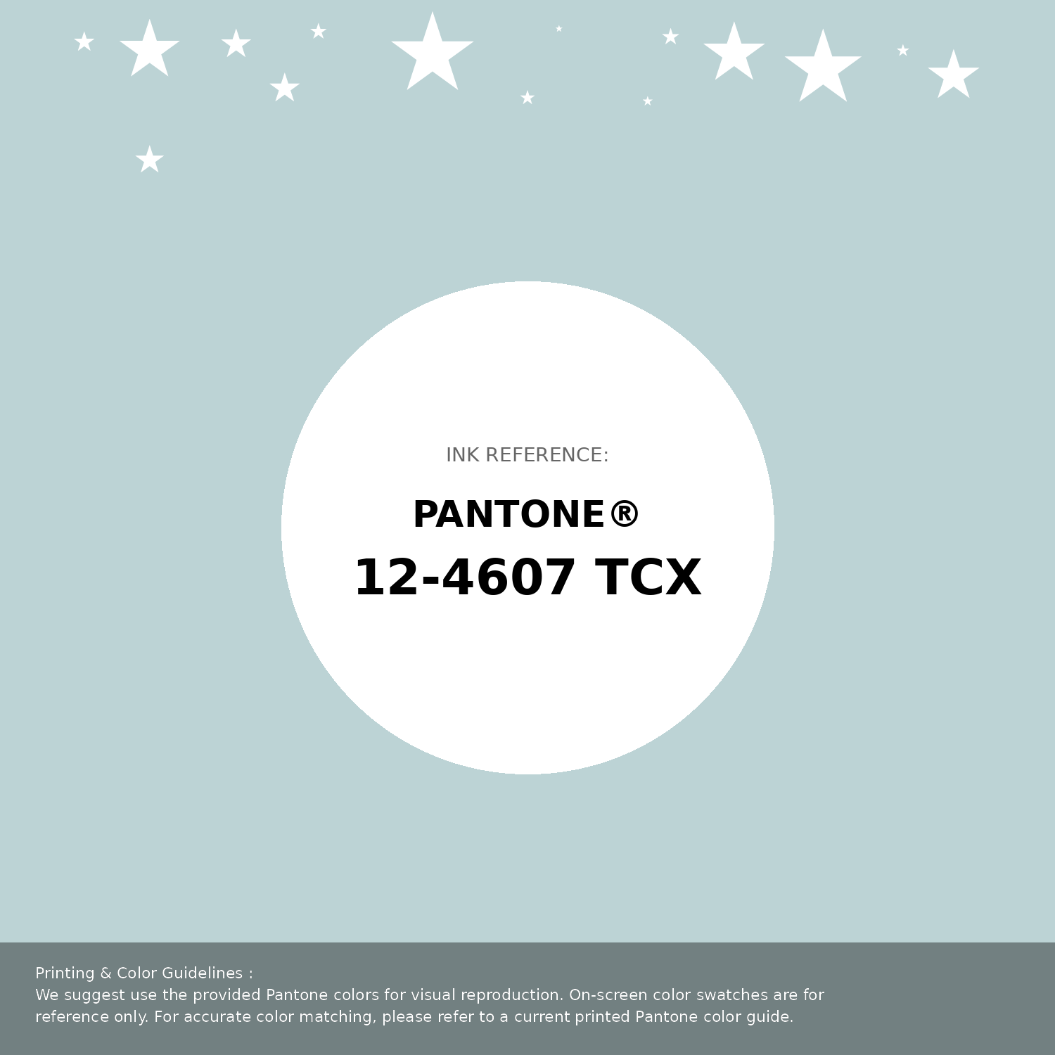 Beautiful Pantone swatch artwork featuring Pantone 12-4607 Tcx Pastel Blue Color | Hex color Code #bcd3d5. Professional color swatch design perfect for designers and color enthusiasts. #pantone #colorswatch #designresource #bcd3d5