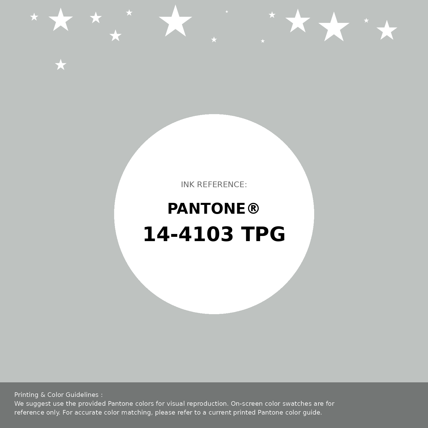 Beautiful Pantone swatch artwork featuring Pantone 14-4103 Tpg Gray Violet Color | Hex color Code #bec2c0. Professional color swatch design perfect for designers and color enthusiasts. #pantone #colorswatch #designresource #bec2c0