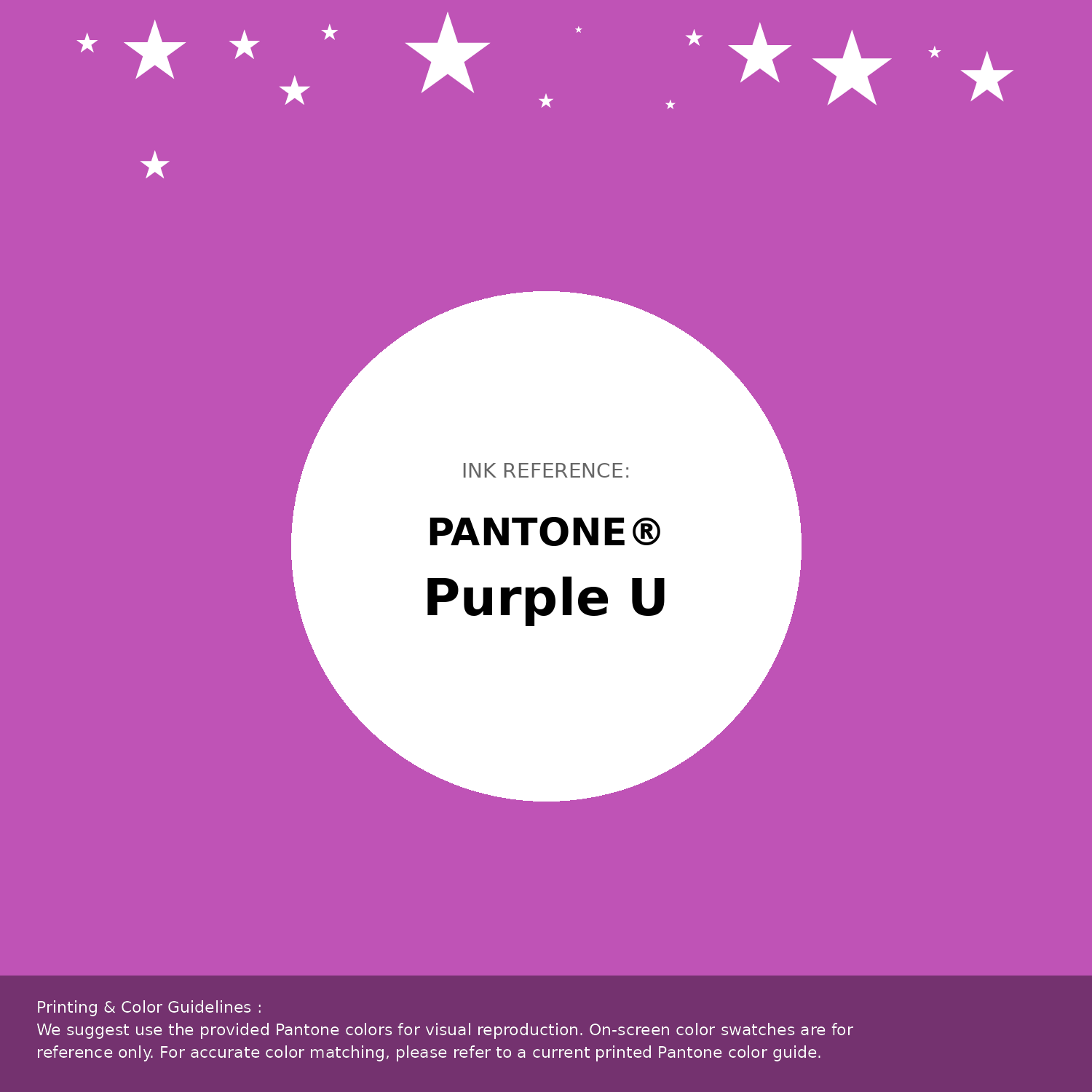 Beautiful Pantone swatch artwork featuring Pantone Purple U Color | Hex color Code #bf53b6. Professional color swatch design perfect for designers and color enthusiasts. #pantone #colorswatch #designresource #bf53b6