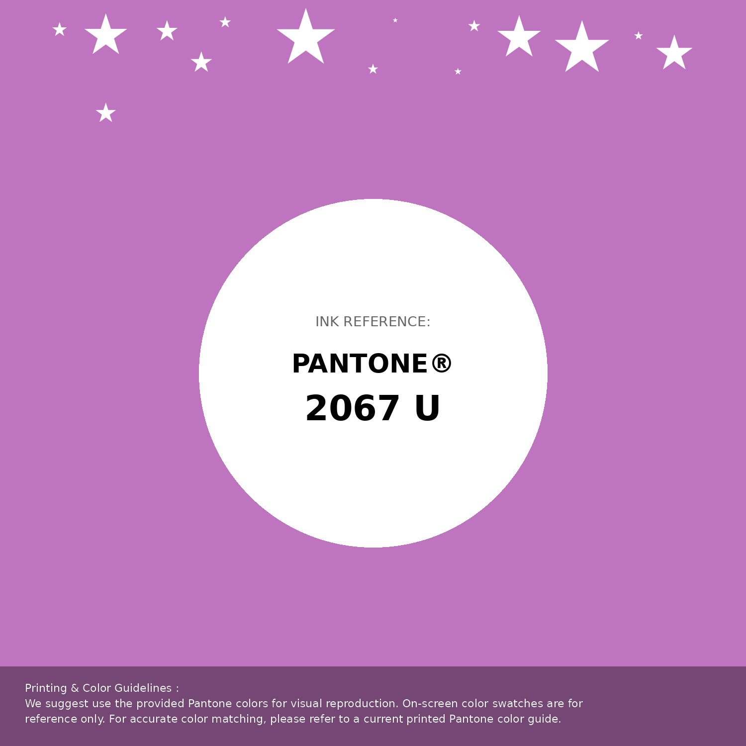 Beautiful Pantone swatch artwork featuring Pantone 2067 U Color | Hex color Code #bf74c0. Professional color swatch design perfect for designers and color enthusiasts. #pantone #colorswatch #designresource #bf74c0