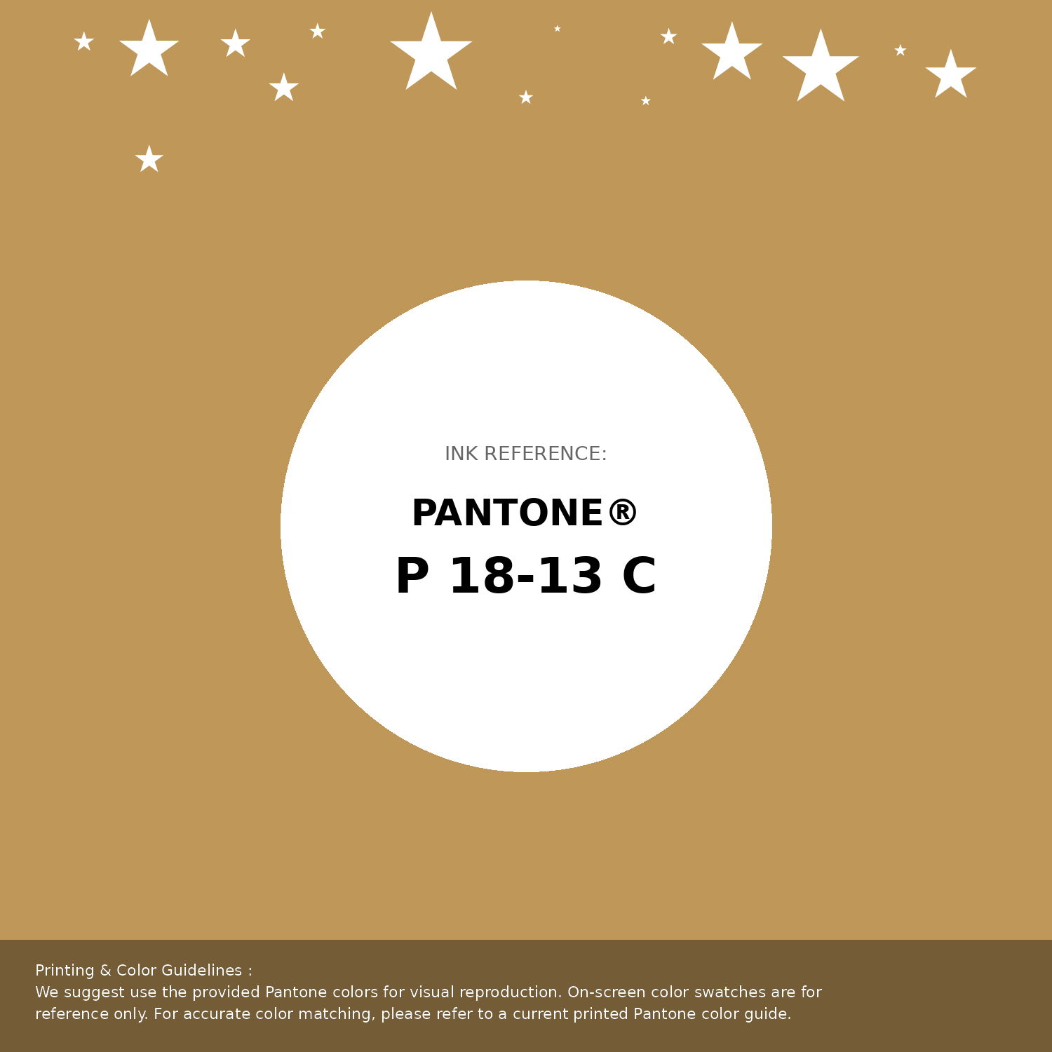 Beautiful Pantone swatch artwork featuring Pantone P 18-13 C Color | Hex color Code #bf9859. Professional color swatch design perfect for designers and color enthusiasts. #pantone #colorswatch #designresource #bf9859