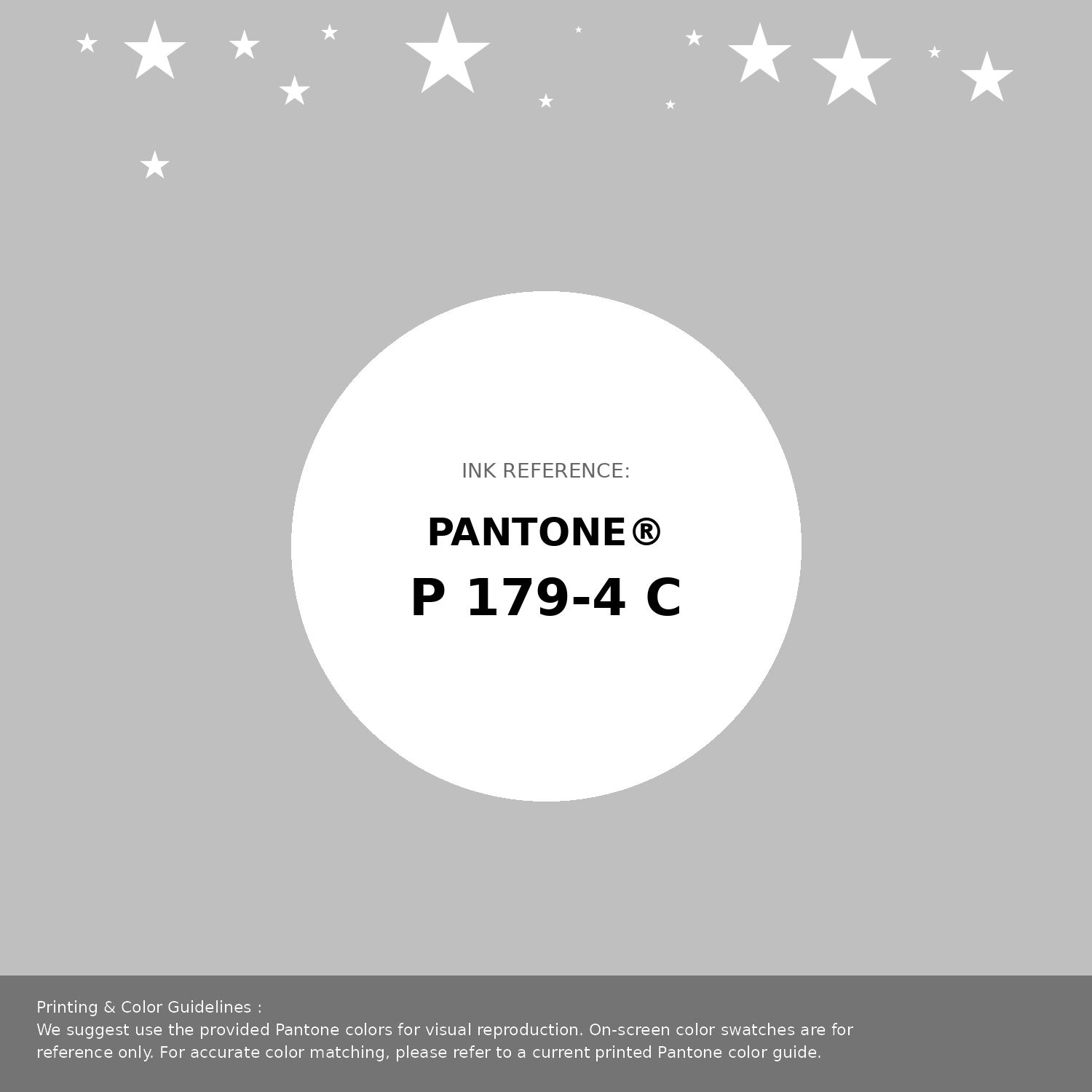 Beautiful Pantone swatch artwork featuring Pantone P 179-4 C Color | Hex color Code #bfbfc0. Professional color swatch design perfect for designers and color enthusiasts. #pantone #colorswatch #designresource #bfbfc0