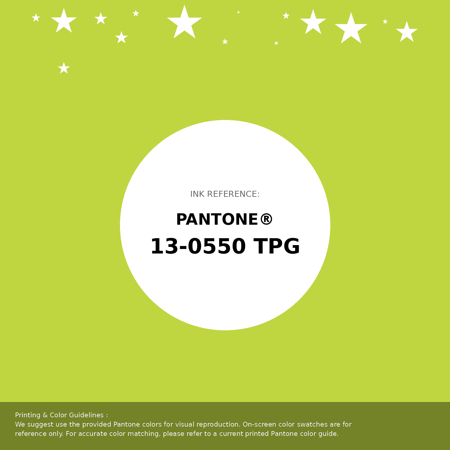 Hex Color #bfd641 | Printing Match PANTONE 13-0550 TPG | Color