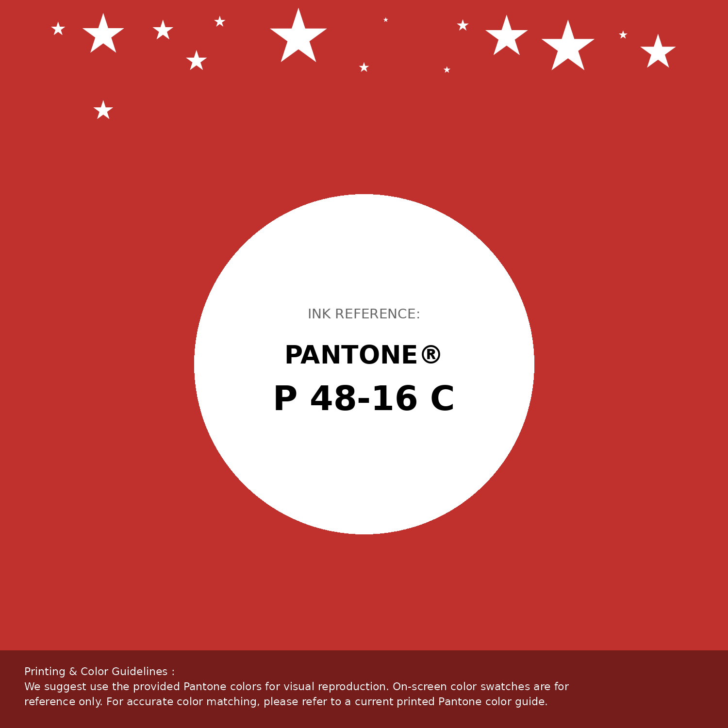 Beautiful Pantone swatch artwork featuring Pantone P 48-16 C Color | Hex color Code #c0302d. Professional color swatch design perfect for designers and color enthusiasts. #pantone #colorswatch #designresource #c0302d