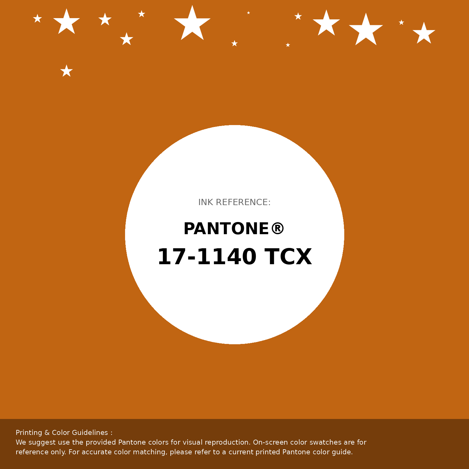 Beautiful Pantone swatch artwork featuring Pantone 17-1140 Tcx Marmalade Color | Hex color Code #c16512. Professional color swatch design perfect for designers and color enthusiasts. #pantone #colorswatch #designresource #c16512