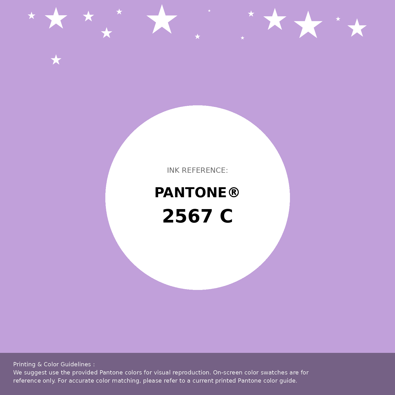 Beautiful Pantone swatch artwork featuring Pantone 2567 C Color | Hex color Code #c1a0da. Professional color swatch design perfect for designers and color enthusiasts. #pantone #colorswatch #designresource #c1a0da