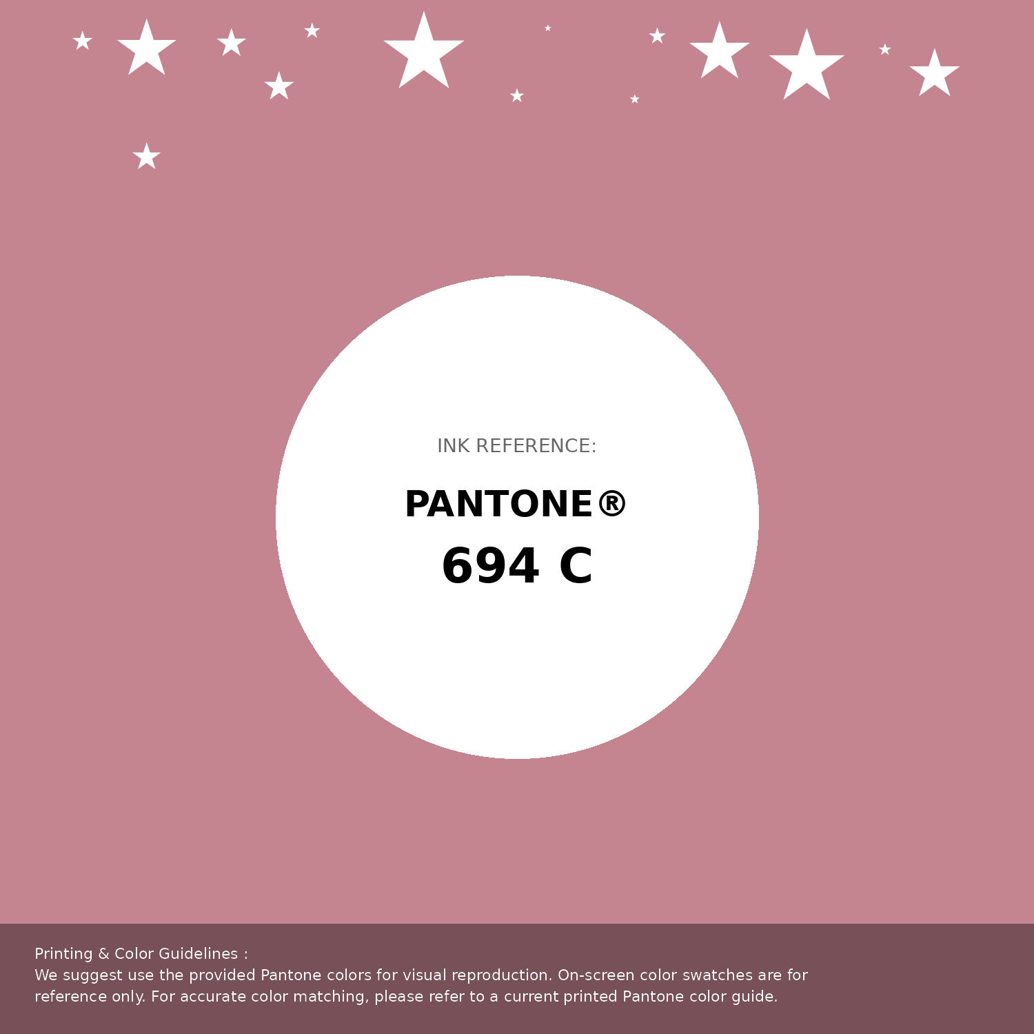 Beautiful Pantone swatch artwork featuring Pantone 694 C Color | Hex color Code #c48490. Professional color swatch design perfect for designers and color enthusiasts. #pantone #colorswatch #designresource #c48490