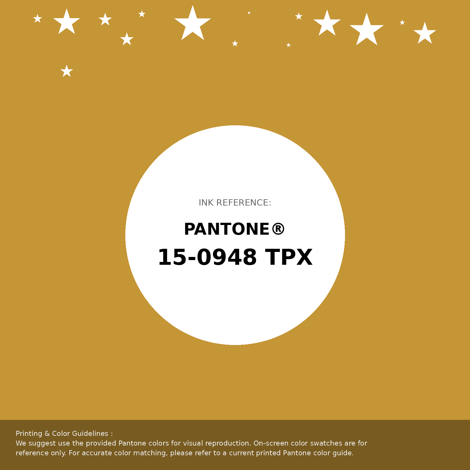 Hex Color #c59636 | Printing Match PANTONE 15-0948 TPX | Color