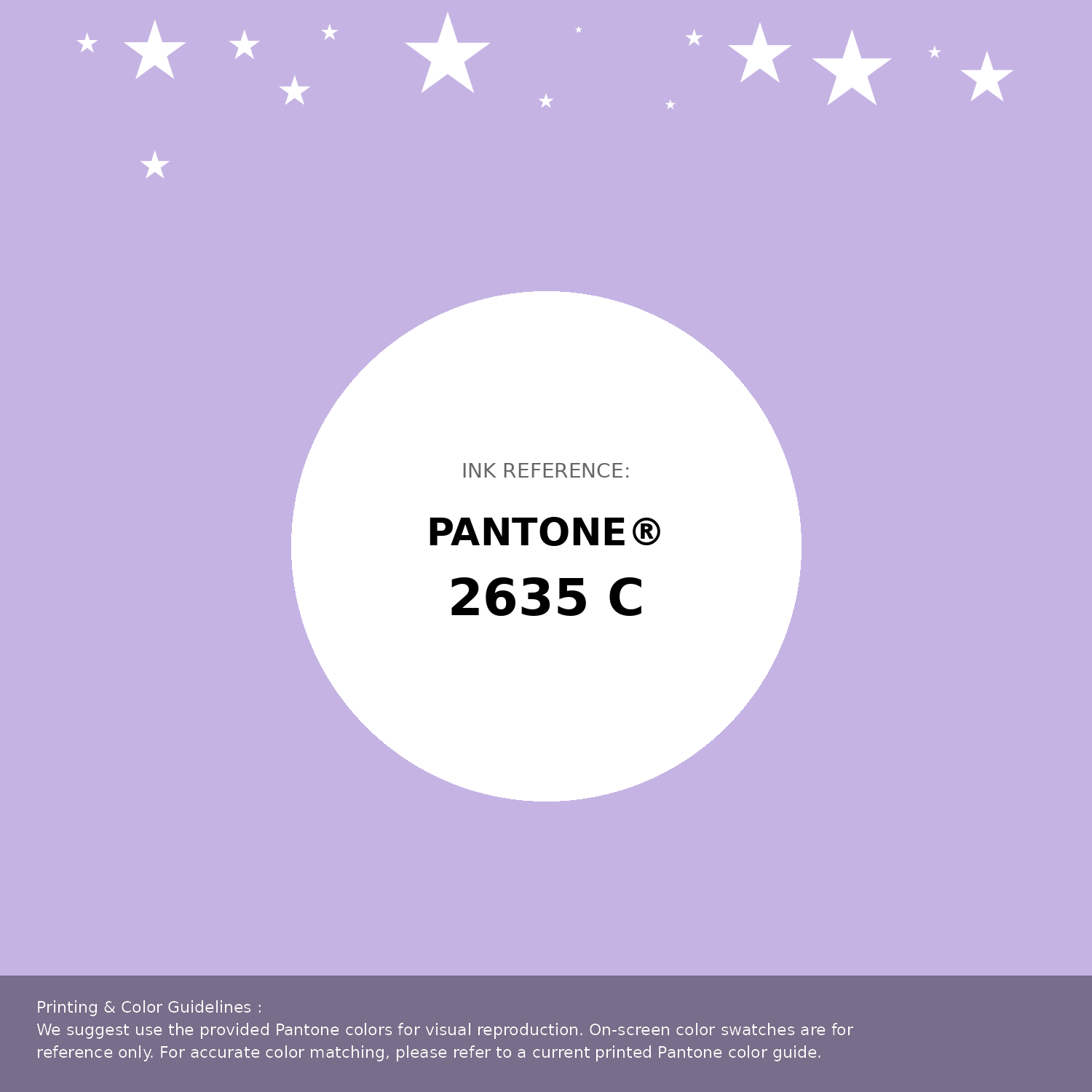 Beautiful Pantone swatch artwork featuring Pantone 2635 C Color | Hex color Code #c5b4e3. Professional color swatch design perfect for designers and color enthusiasts. #pantone #colorswatch #designresource #c5b4e3