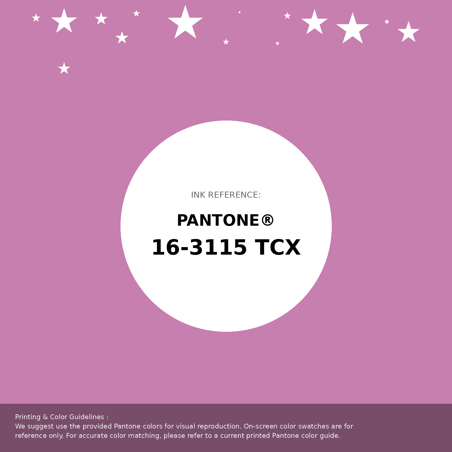 Beautiful Pantone swatch artwork featuring Pantone 16-3115 Tcx Crocus Color | Hex color Code #c67fae. Professional color swatch design perfect for designers and color enthusiasts. #pantone #colorswatch #designresource #c67fae