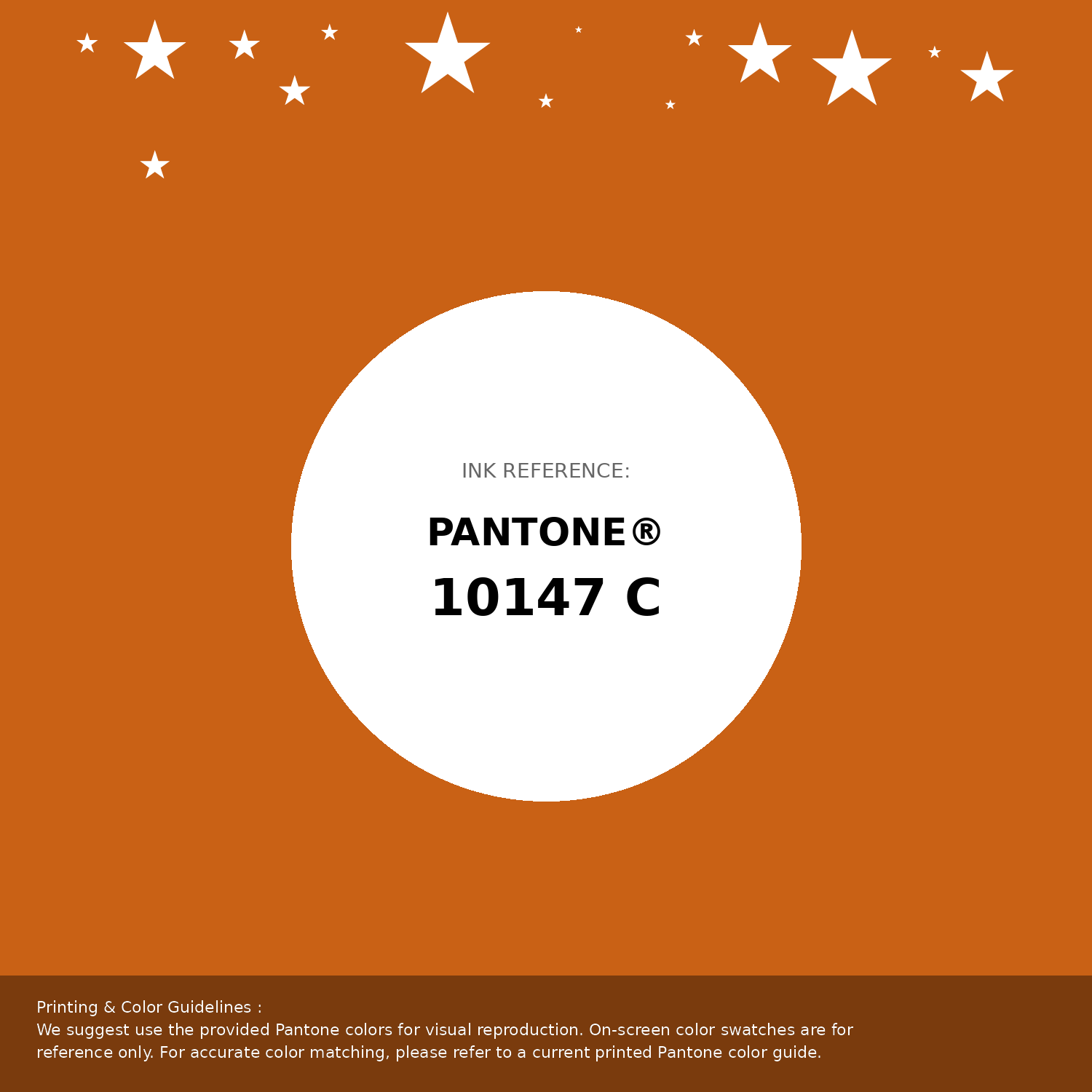 Beautiful Pantone swatch artwork featuring Pantone 10147 C Color | Hex color Code #c96115. Professional color swatch design perfect for designers and color enthusiasts. #pantone #colorswatch #designresource #c96115