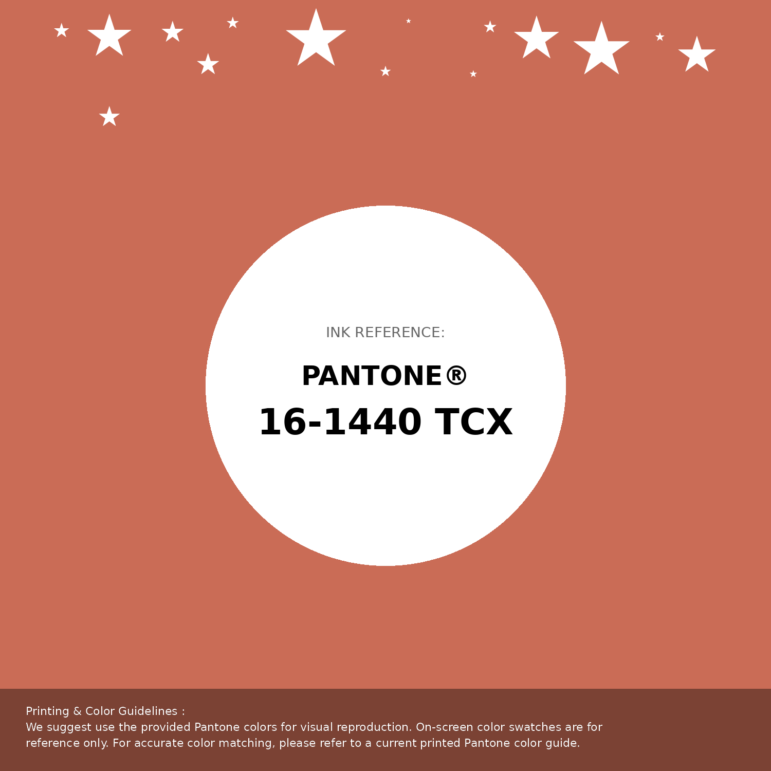 Beautiful Pantone swatch artwork featuring Pantone 16-1440 Tcx Langoustino Color | Hex color Code #ca6c56. Professional color swatch design perfect for designers and color enthusiasts. #pantone #colorswatch #designresource #ca6c56
