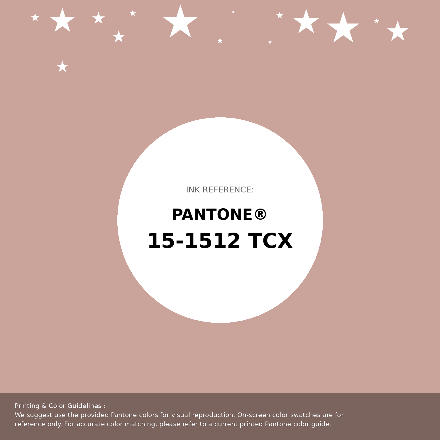Beautiful Pantone swatch artwork featuring Pantone 15-1512 Tcx Misty Rose Color | Hex color Code #caa39a. Professional color swatch design perfect for designers and color enthusiasts. #pantone #colorswatch #designresource #caa39a