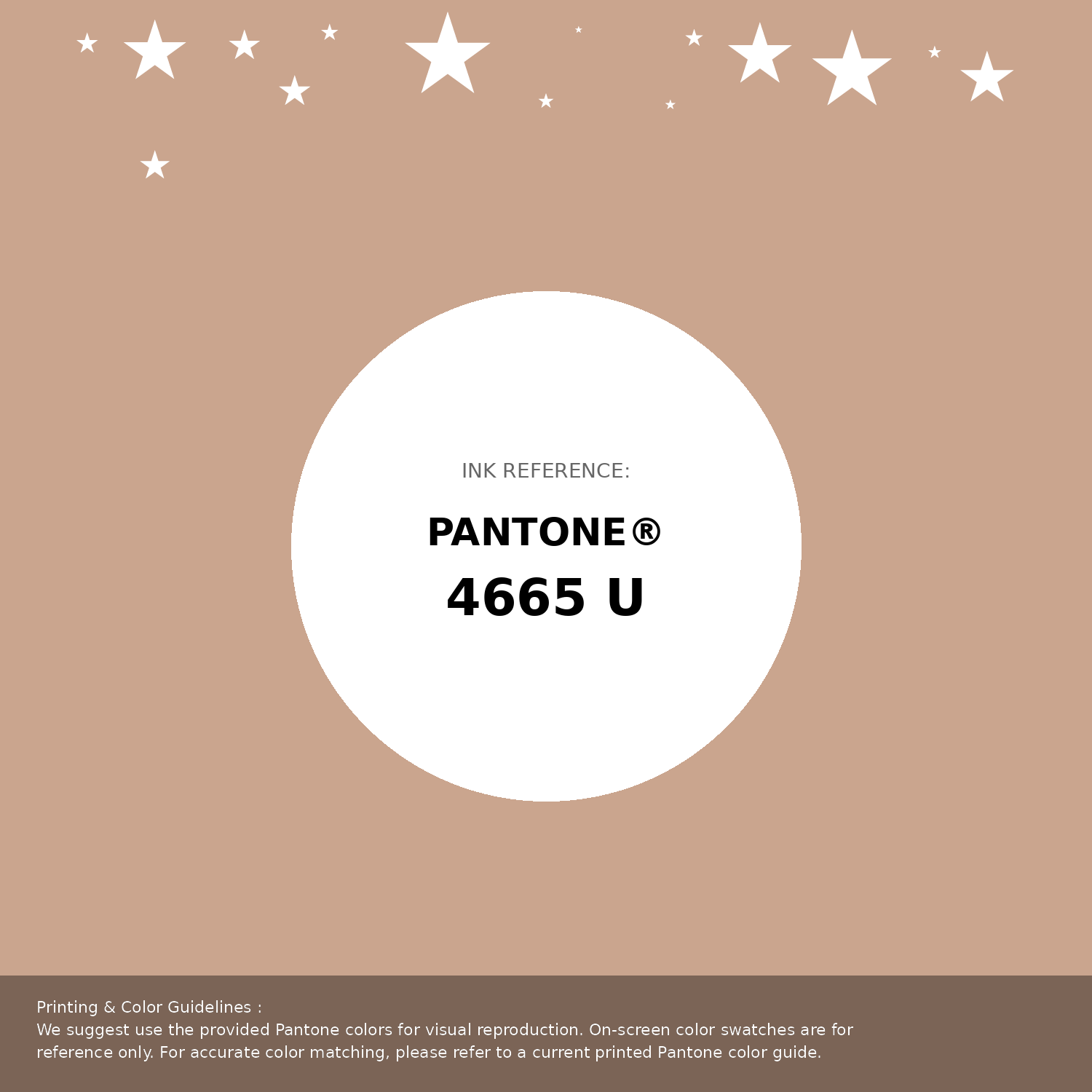 Beautiful Pantone swatch artwork featuring Pantone 4665 U Color | Hex color Code #caa58e. Professional color swatch design perfect for designers and color enthusiasts. #pantone #colorswatch #designresource #caa58e