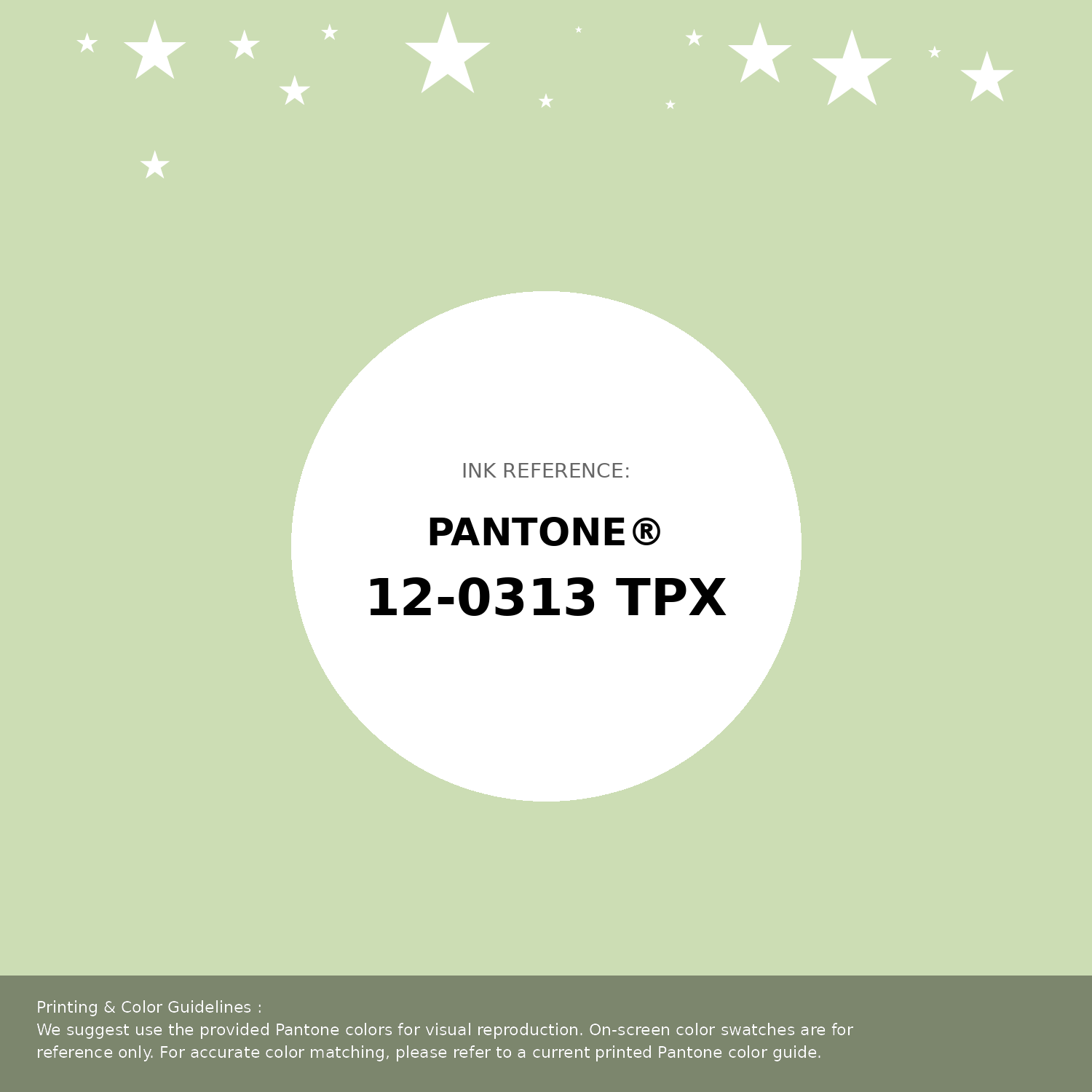 Beautiful Pantone swatch artwork featuring Pantone 12-0313 Tpx Seafoam Green Color | Hex color Code #ccddb4. Professional color swatch design perfect for designers and color enthusiasts. #pantone #colorswatch #designresource #ccddb4