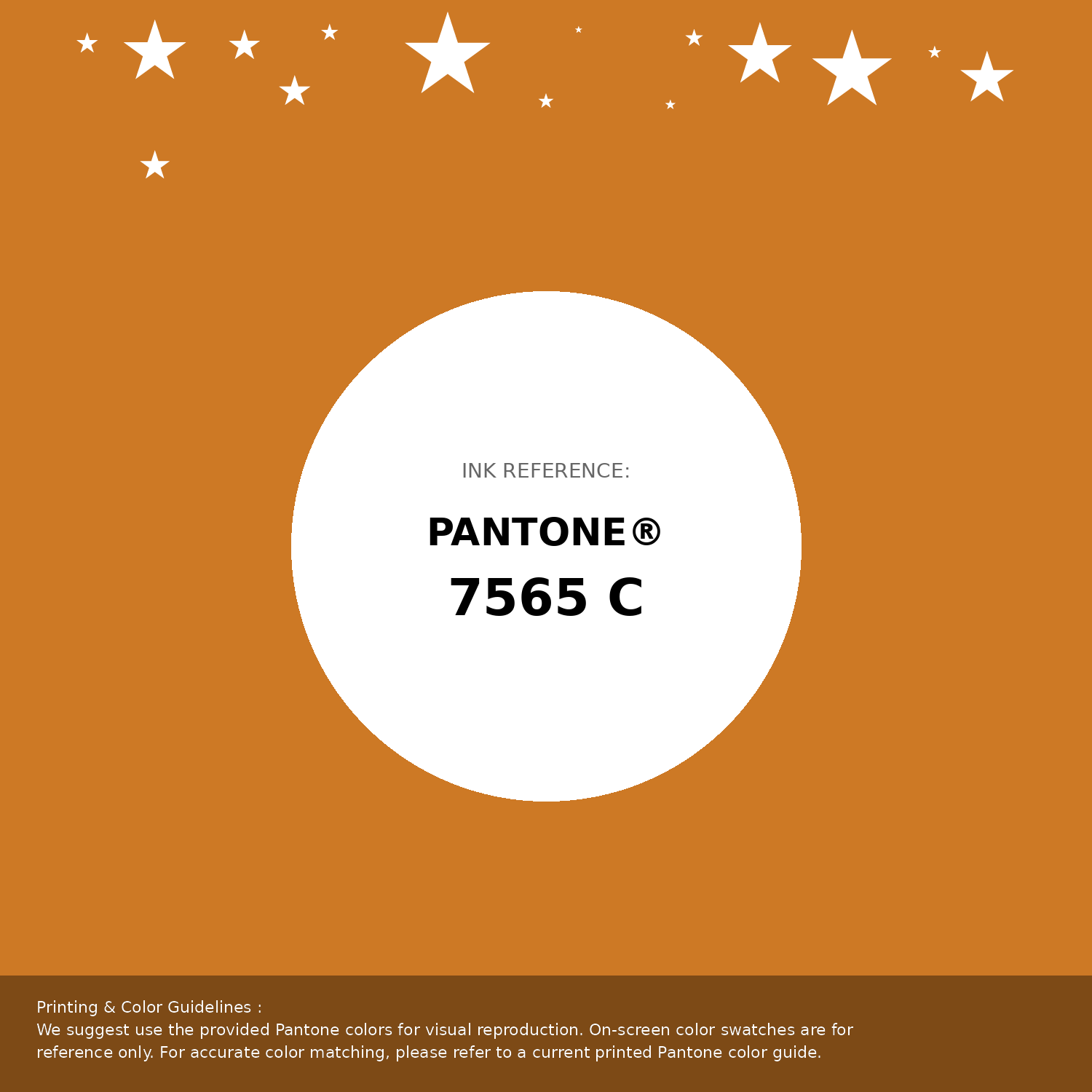Beautiful Pantone swatch artwork featuring Pantone 7565 C Color | Hex color Code #cd7925. Professional color swatch design perfect for designers and color enthusiasts. #pantone #colorswatch #designresource #cd7925