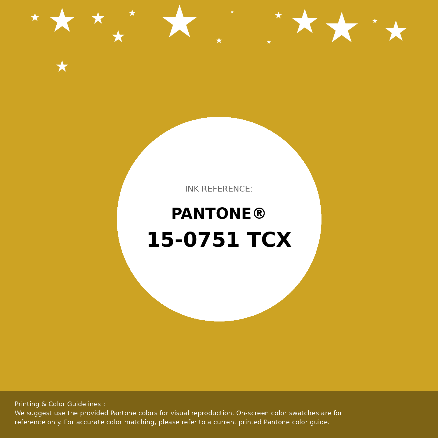 Beautiful Pantone swatch artwork featuring Pantone 15-0751 Tcx Lemon Curry Color | Hex color Code #cda323. Professional color swatch design perfect for designers and color enthusiasts. #pantone #colorswatch #designresource #cda323