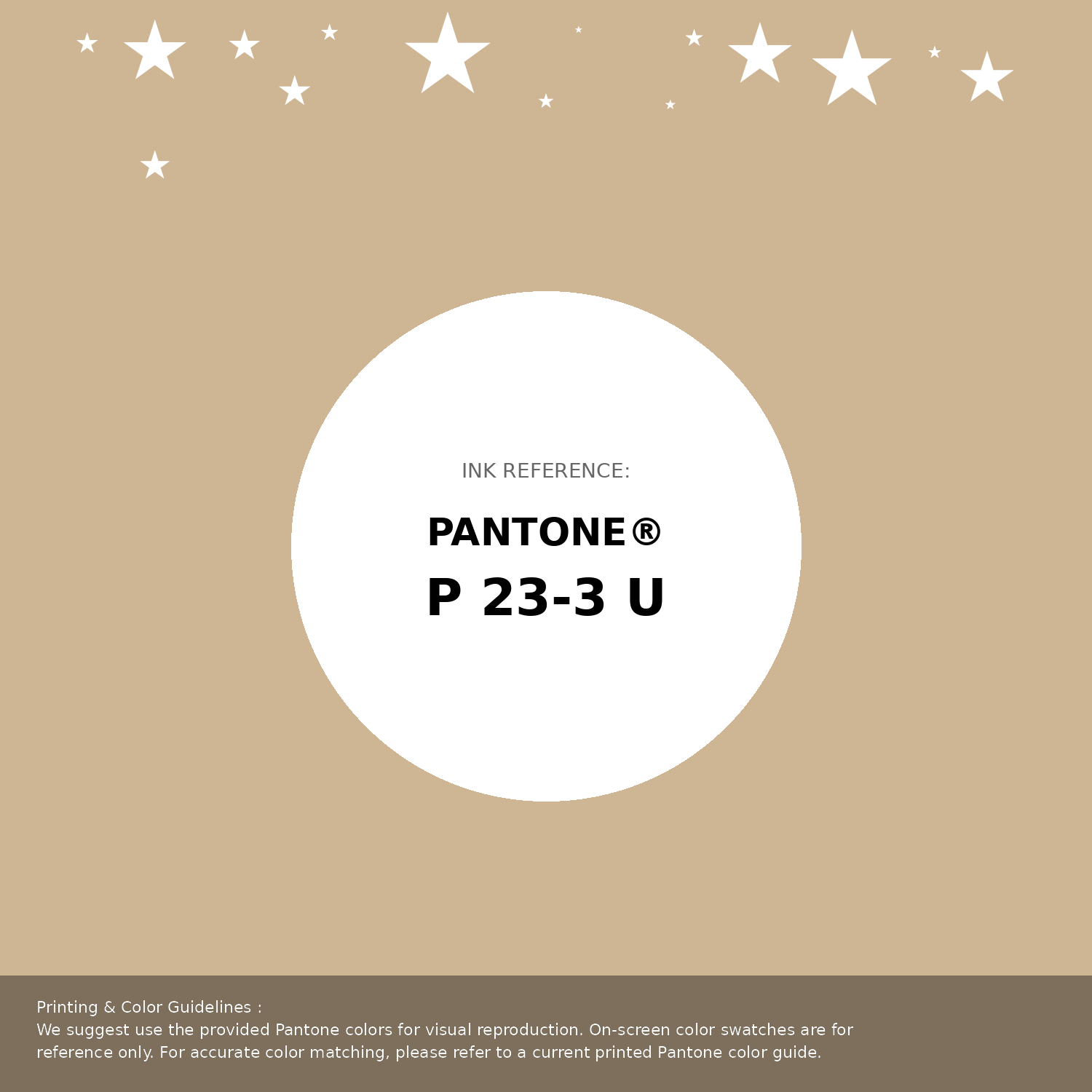Beautiful Pantone swatch artwork featuring Pantone P 23-3 U Color | Hex color Code #ceb695. Professional color swatch design perfect for designers and color enthusiasts. #pantone #colorswatch #designresource #ceb695