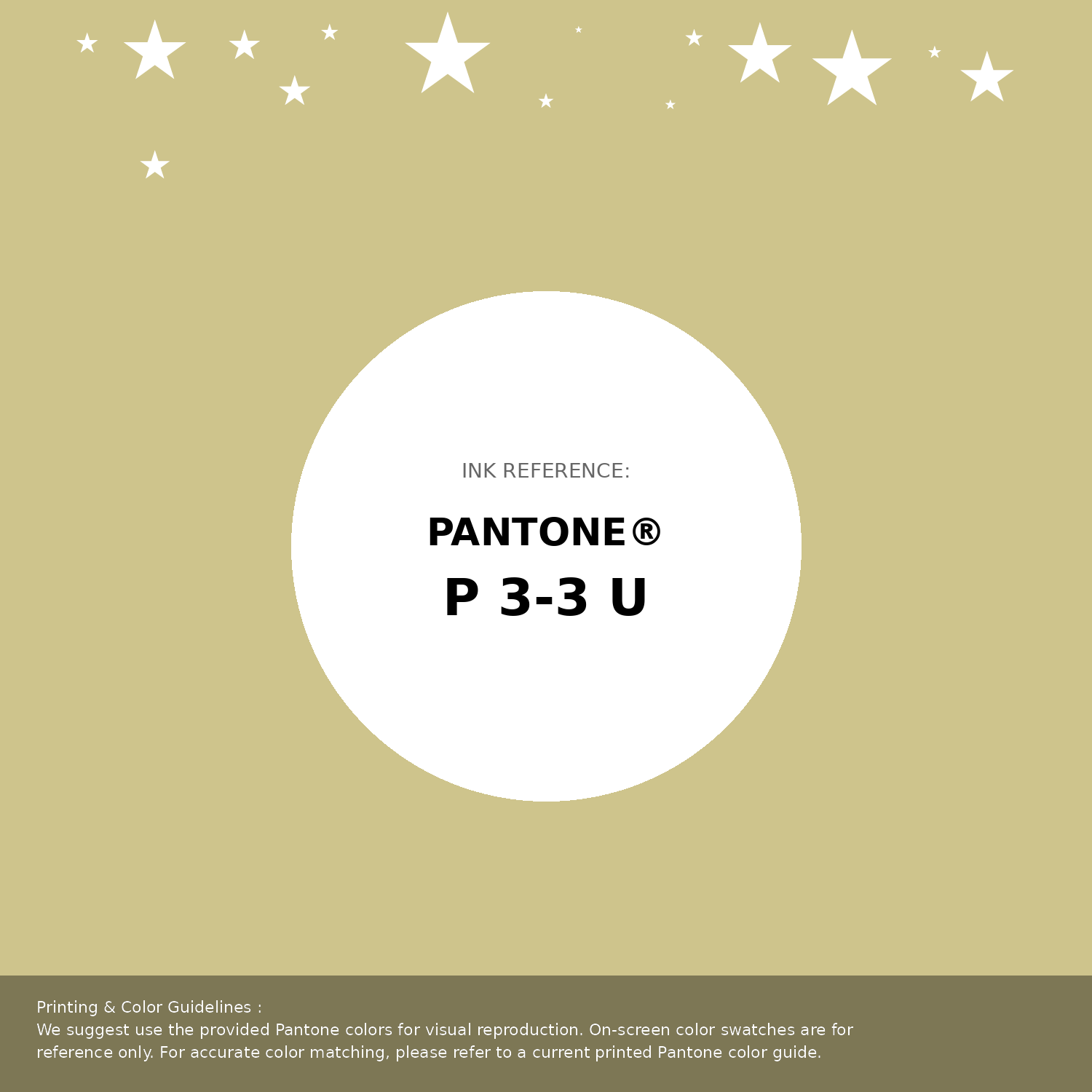 Beautiful Pantone swatch artwork featuring Pantone P 3-3 U Color | Hex color Code #cec48c. Professional color swatch design perfect for designers and color enthusiasts. #pantone #colorswatch #designresource #cec48c