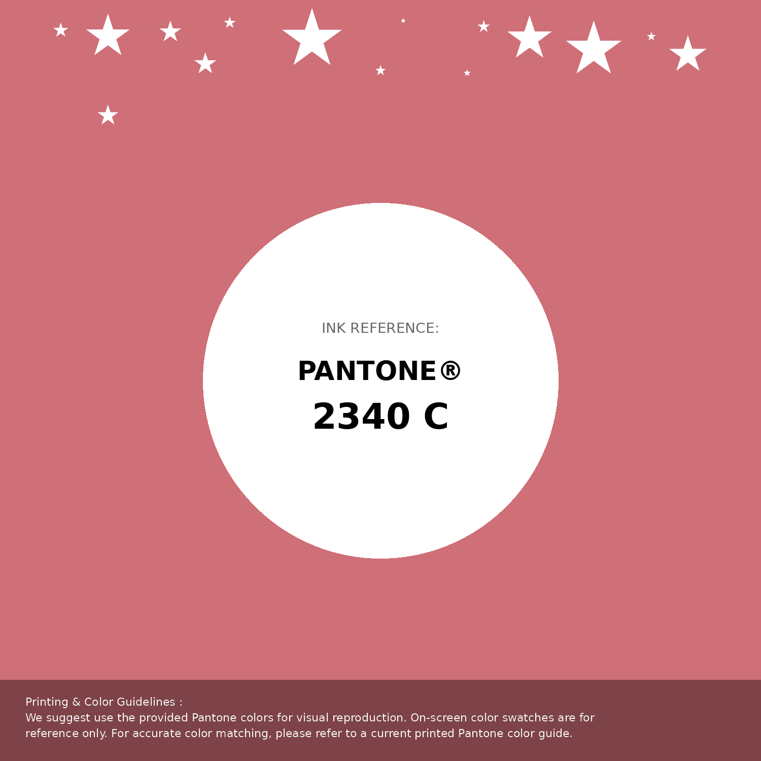 Beautiful Pantone swatch artwork featuring Pantone 2340 C Color | Hex color Code #cf6f77. Professional color swatch design perfect for designers and color enthusiasts. #pantone #colorswatch #designresource #cf6f77