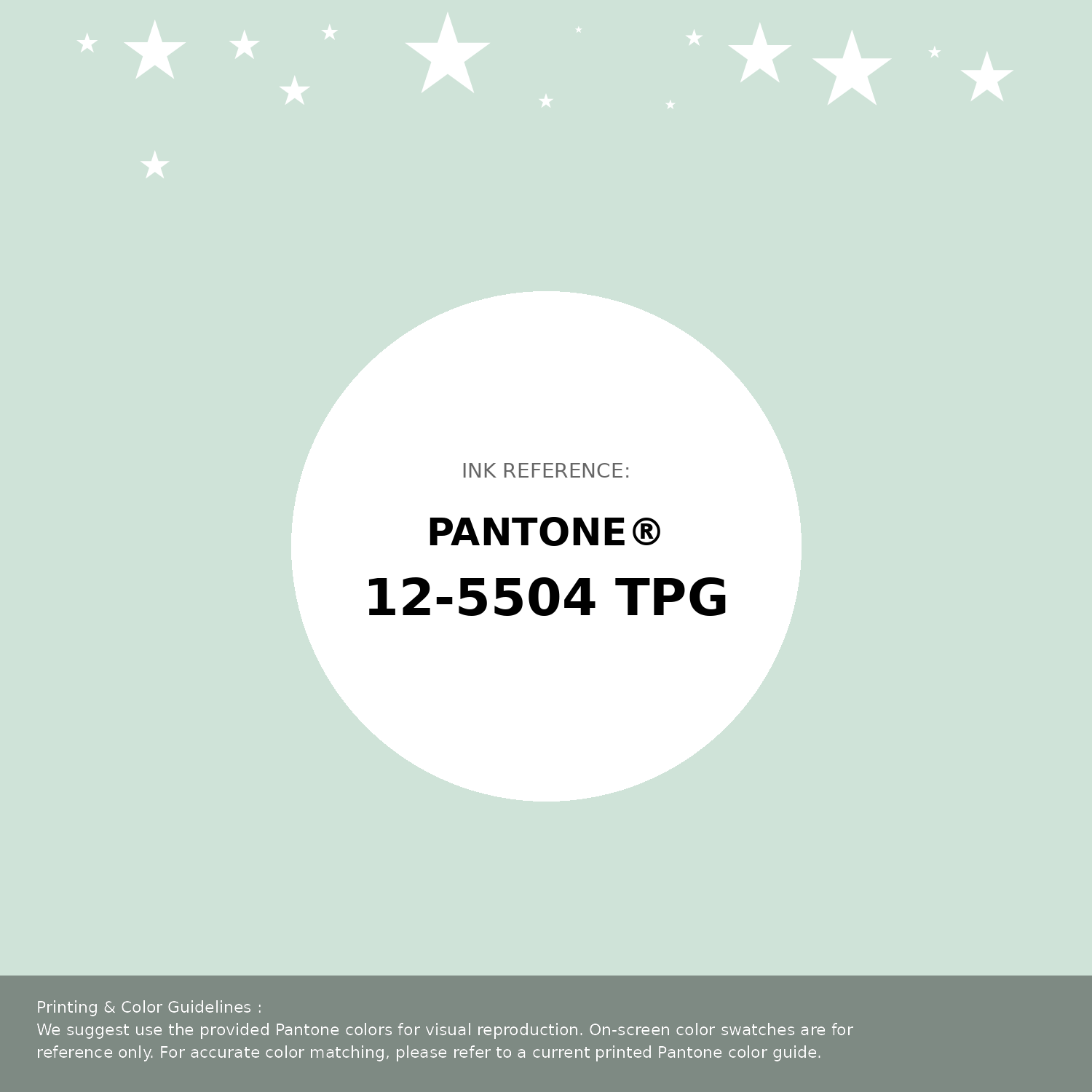 Beautiful Pantone swatch artwork featuring Pantone 12-5504 Tpg Clearly Aqua Color | Hex color Code #cfe3d8. Professional color swatch design perfect for designers and color enthusiasts. #pantone #colorswatch #designresource #cfe3d8