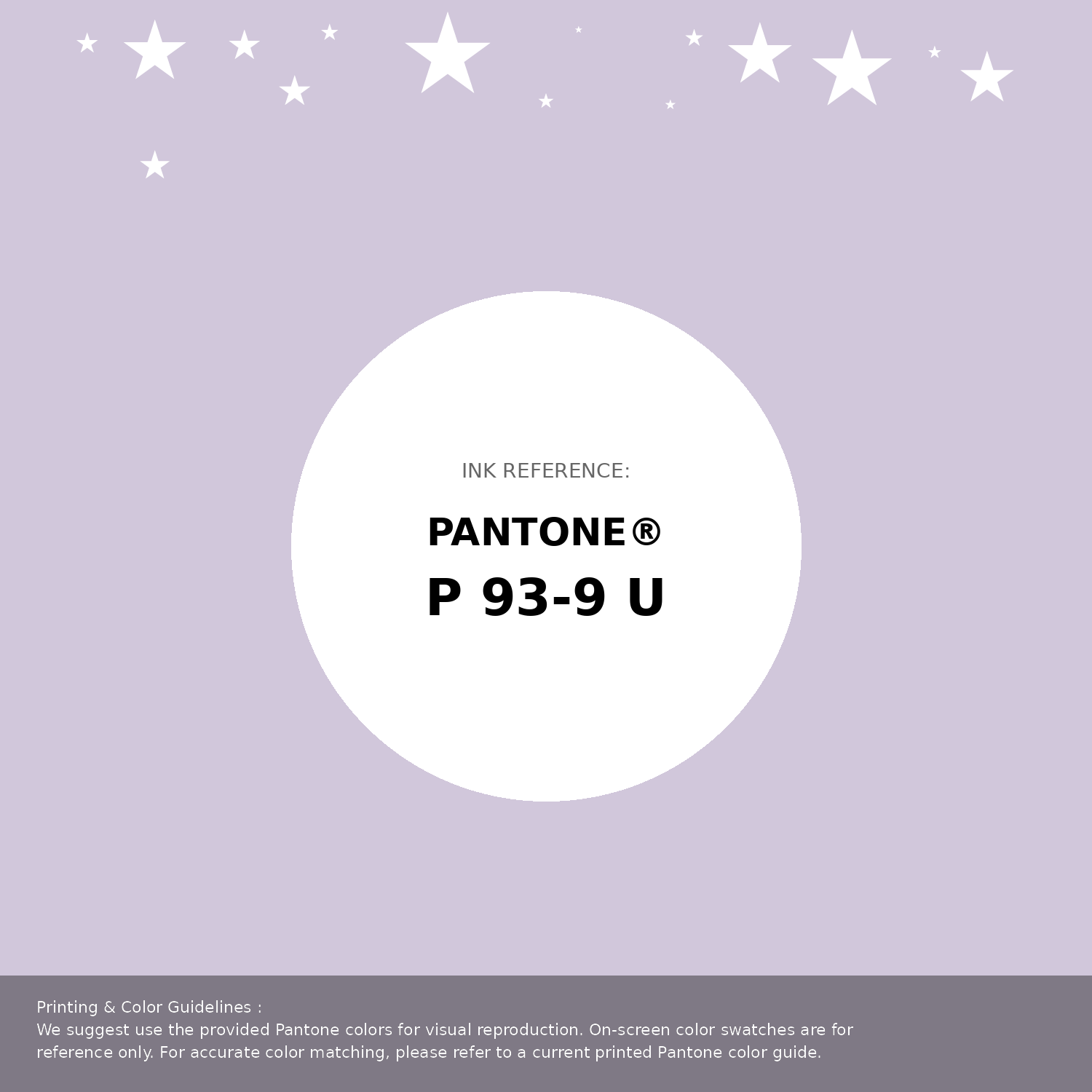 Beautiful Pantone swatch artwork featuring Pantone P 93-9 U Color | Hex color Code #d1c7db. Professional color swatch design perfect for designers and color enthusiasts. #pantone #colorswatch #designresource #d1c7db